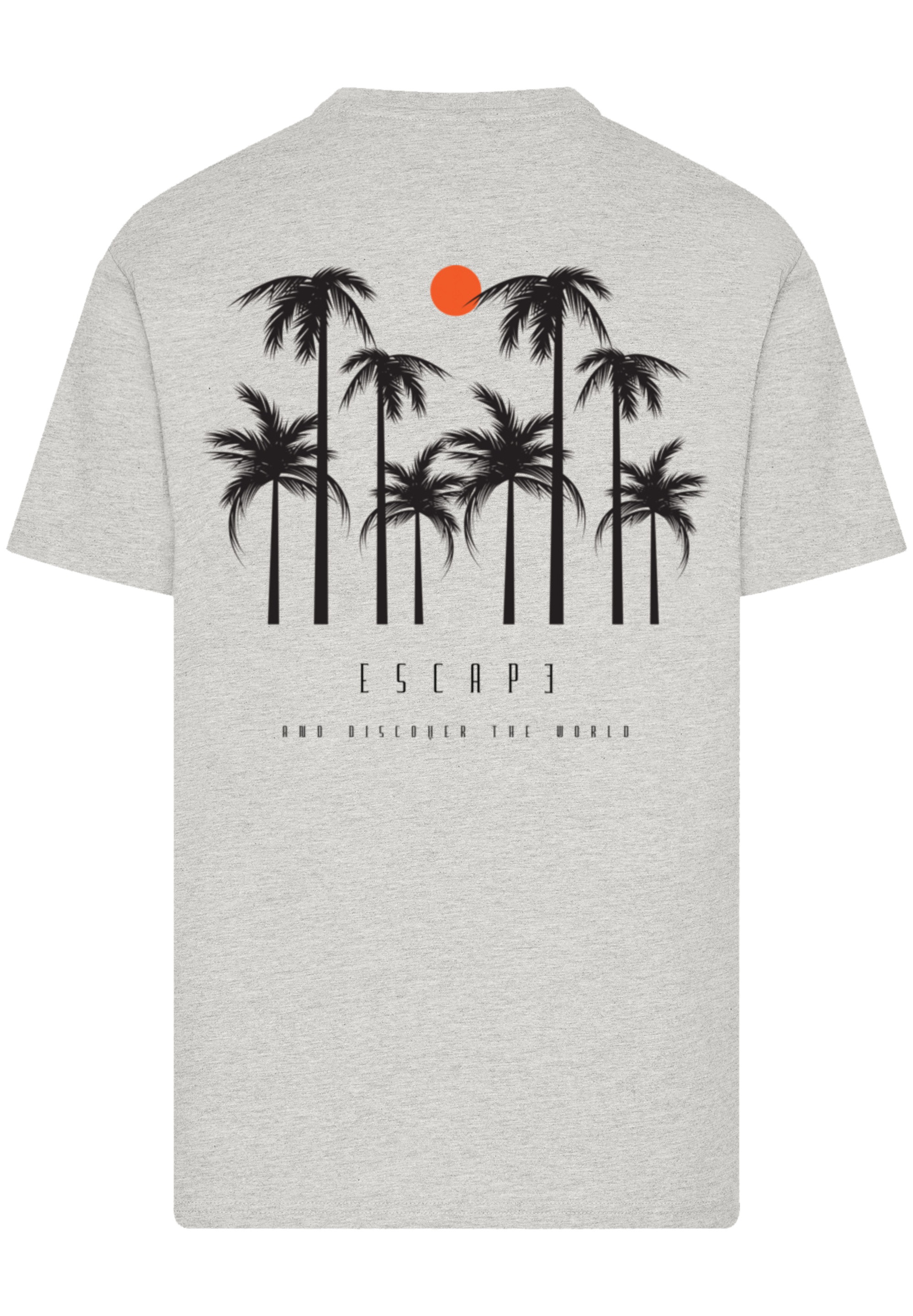 F4NT4STIC T-Shirt "Escape Discover the World Palm Trees", Discover the Worl günstig online kaufen