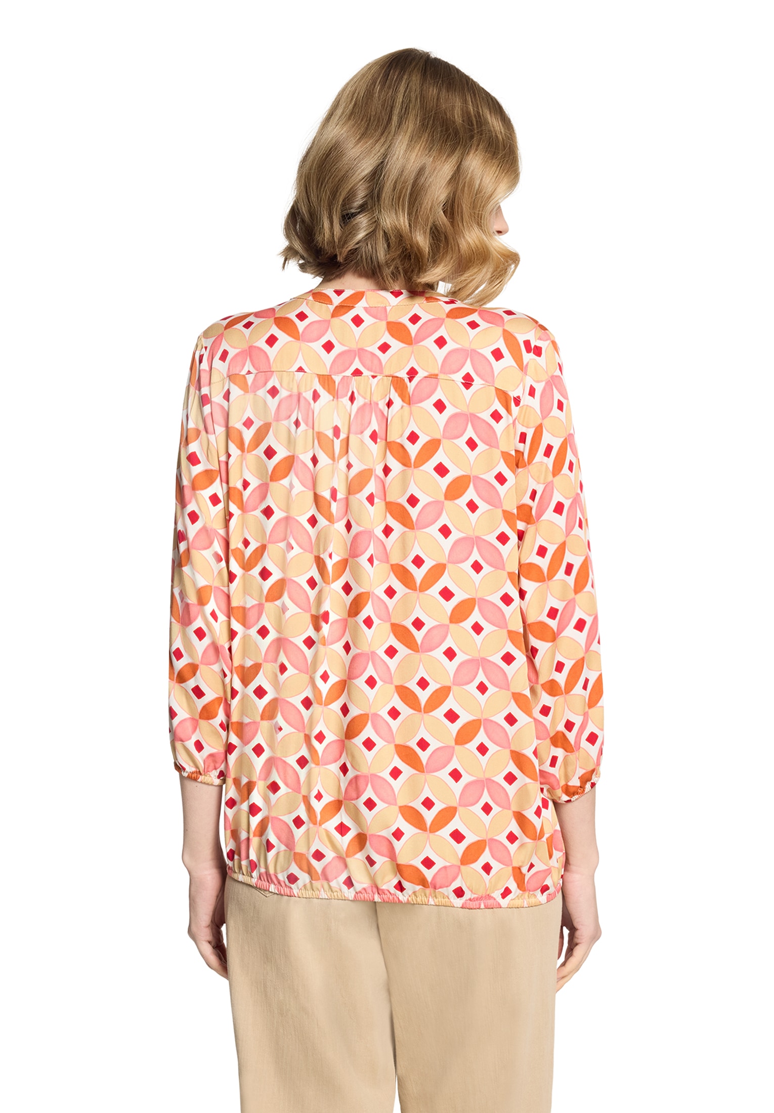 Cartoon Schlupfbluse »Damen mit Muster«