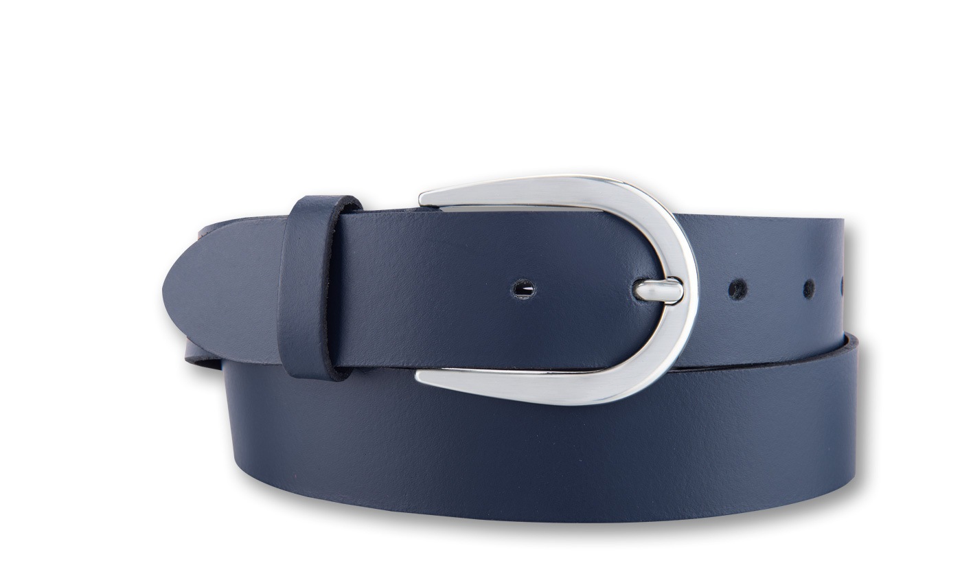 BERND GÖTZ "Ledergürtel mit glänzender Silberschließe" günstig online kaufen