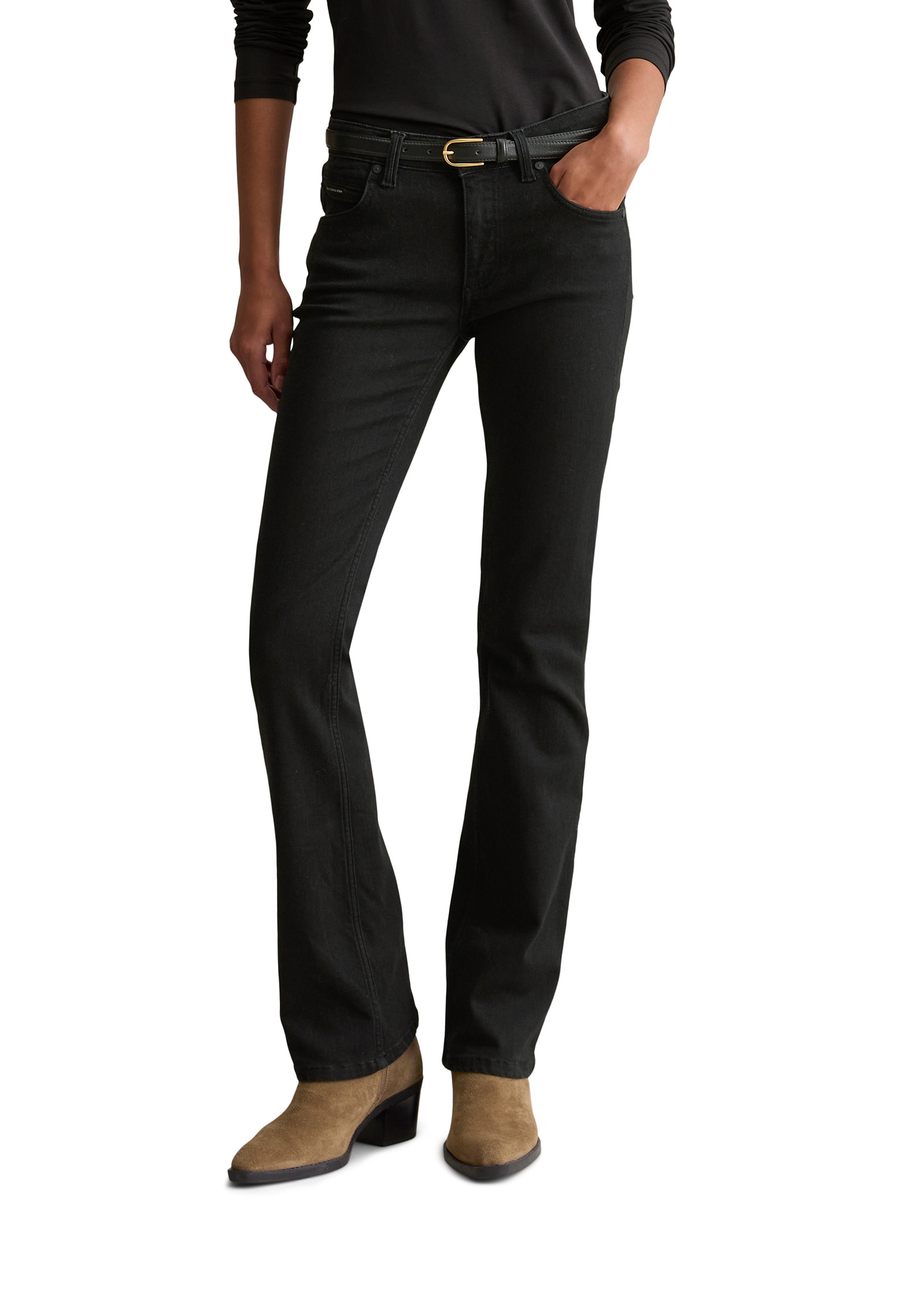 Marc OPolo DENIM Bootcut-Jeans "aus superstretchigem Organic Cotton-Mix" günstig online kaufen