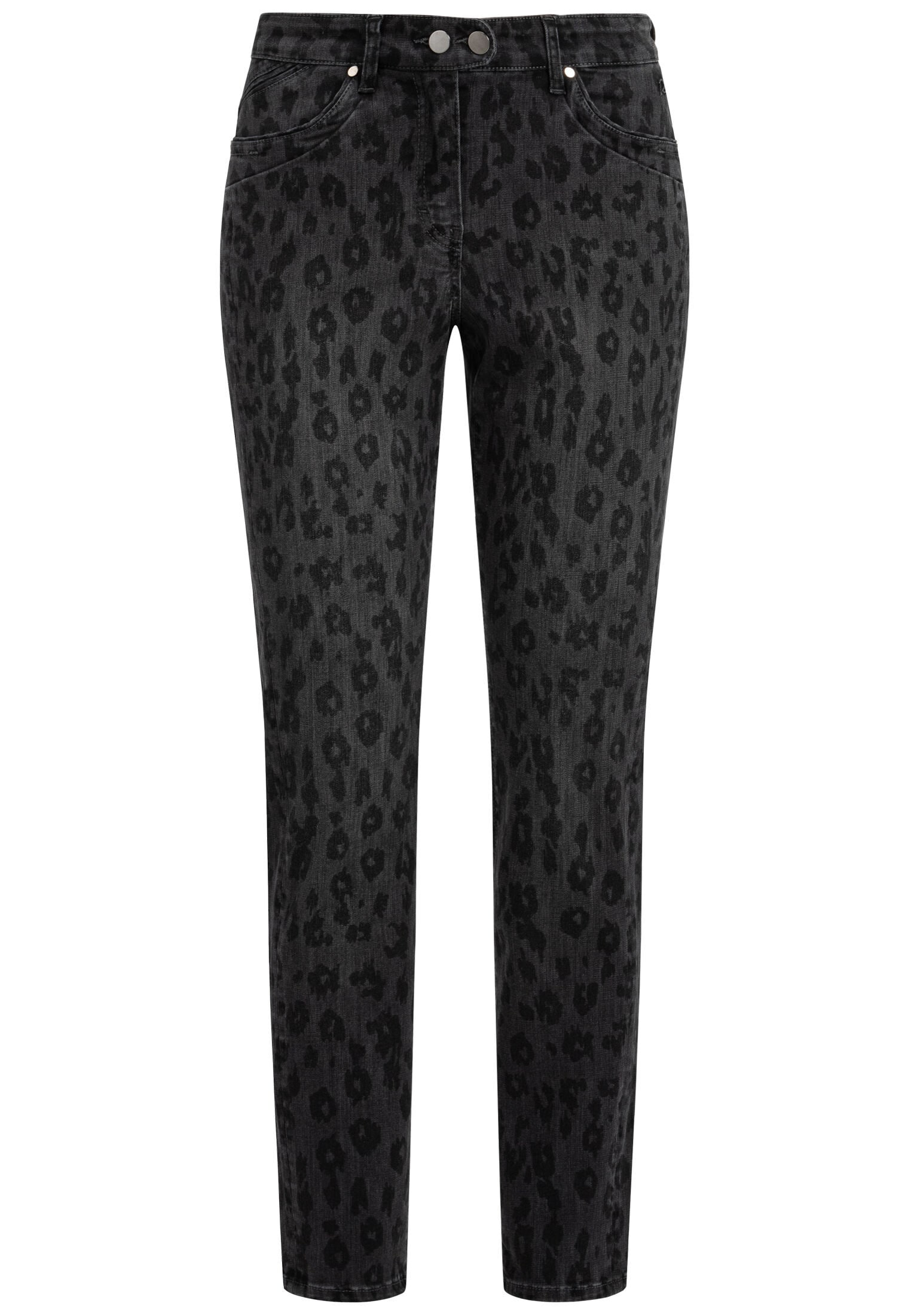 Recover Pants 5-Pocket-Jeans »Anabel«, mit ausgefallenem Verschluss mit zwei Knöpfen