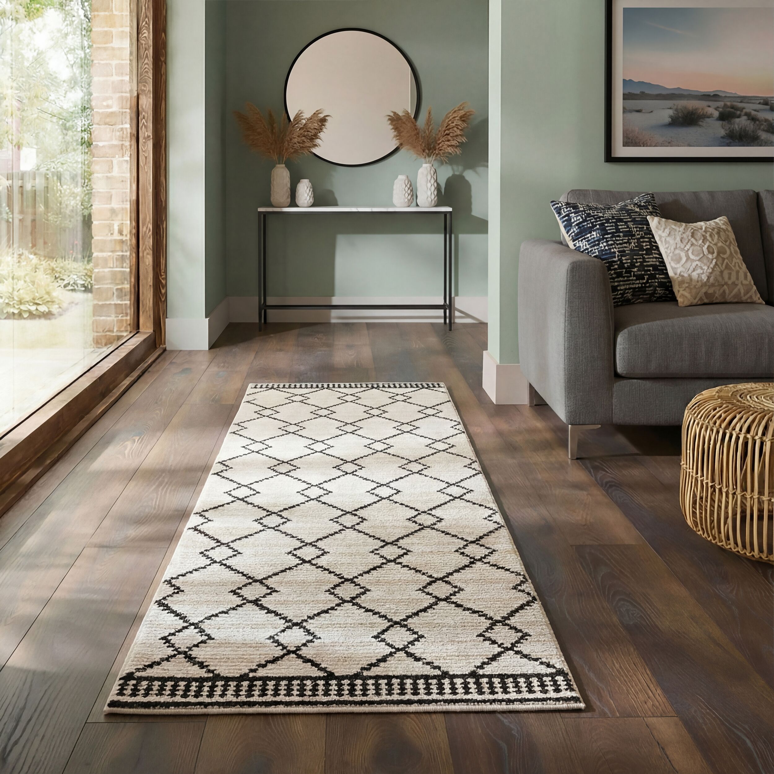 FLAIR RUGS Teppich "ALLIA DIAMOND" rechteckig 8 mm Höhe