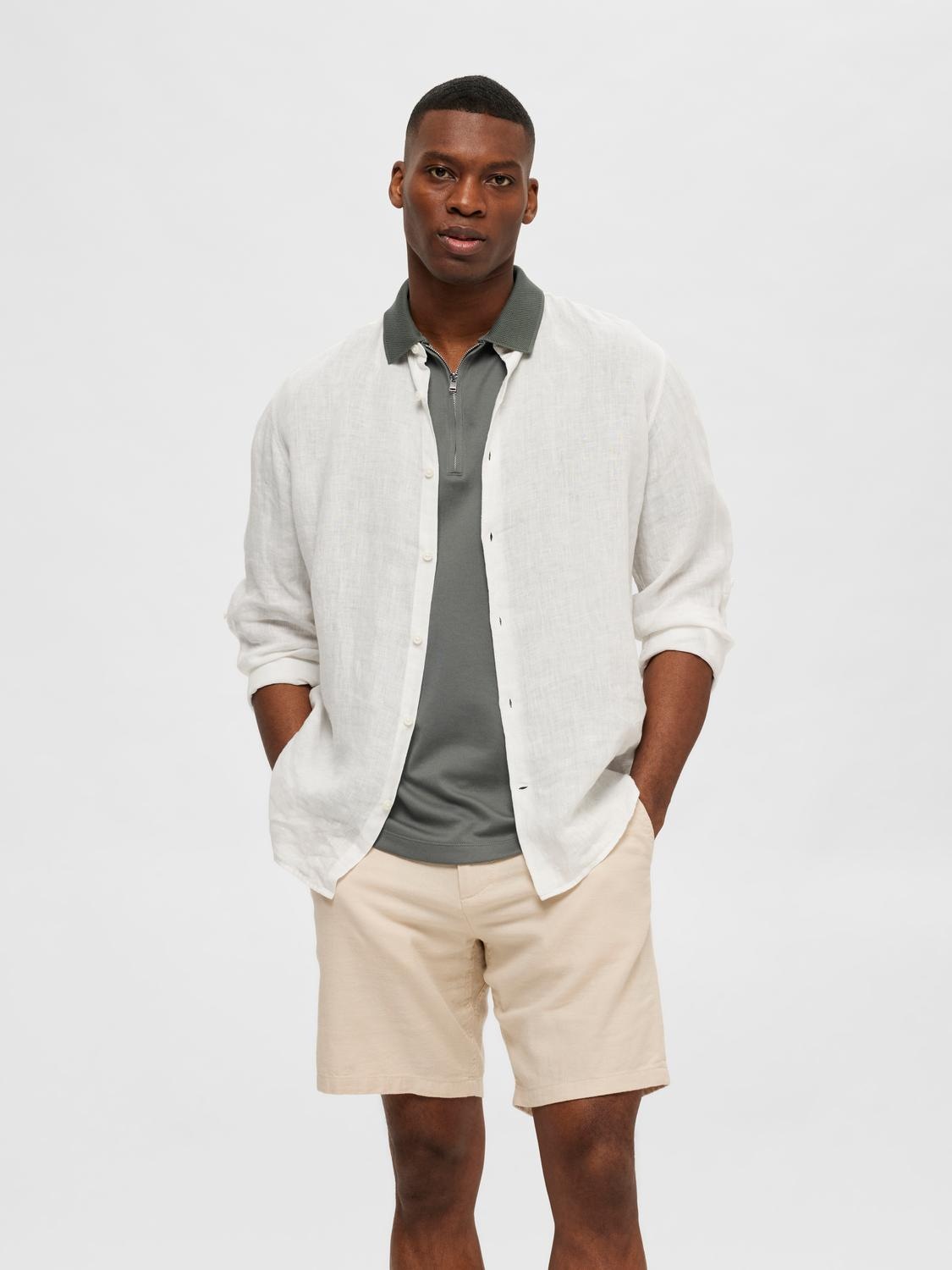 SELECTED Poloshirt "SLHFAVE ZIP SS POLO NOOS" Baumwollmischung, regular fit günstig online kaufen