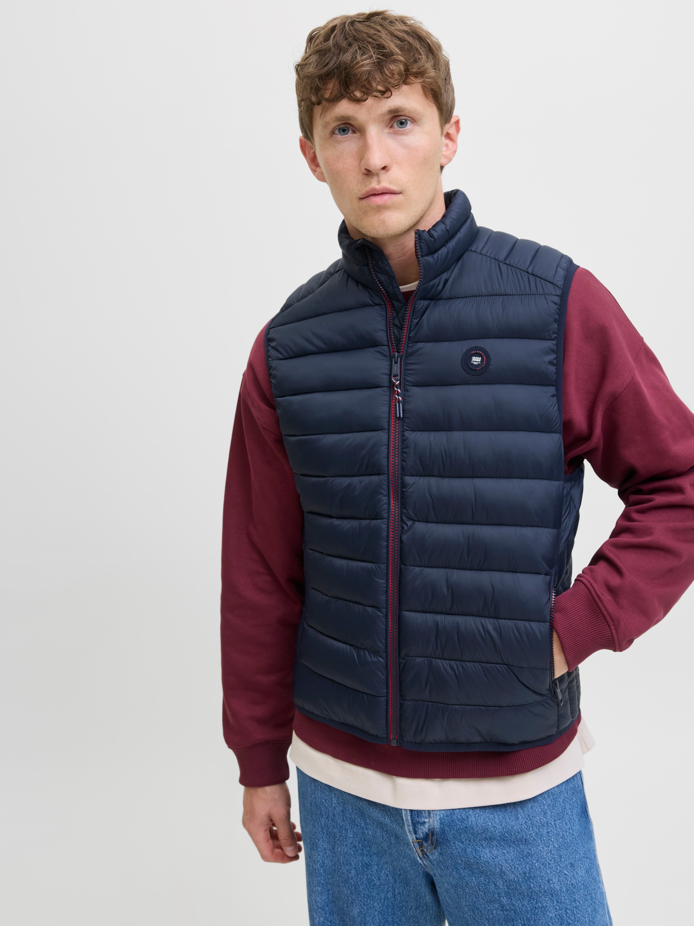Jack & Jones Steppweste "JJEBRADLEY LIGHT BODYWARMER COLLAR NOOS" günstig online kaufen