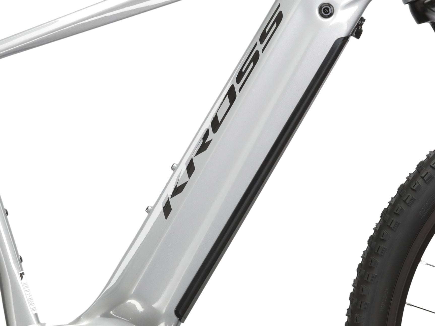 Kross E-Bike »E-MTB Hexagon Boost 3.0 29 Zoll silberfarben«, 8 Gang, microSHIFT, ACOLYTE M5185M, Mittelmotor 250 W