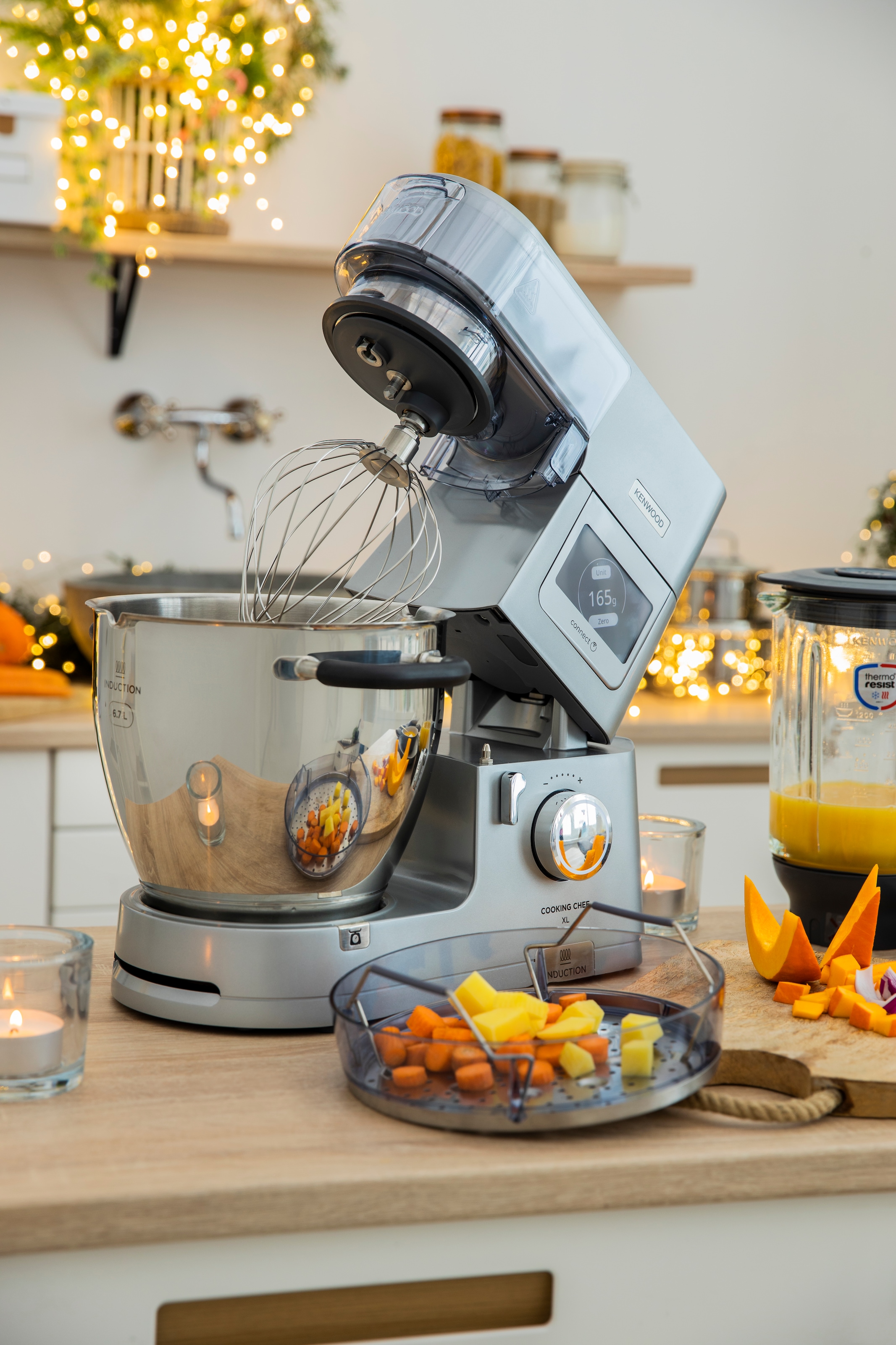 KENWOOD Küchenmaschine mit Kochfunktion »Cooking Chef XL KCL95.424SI«