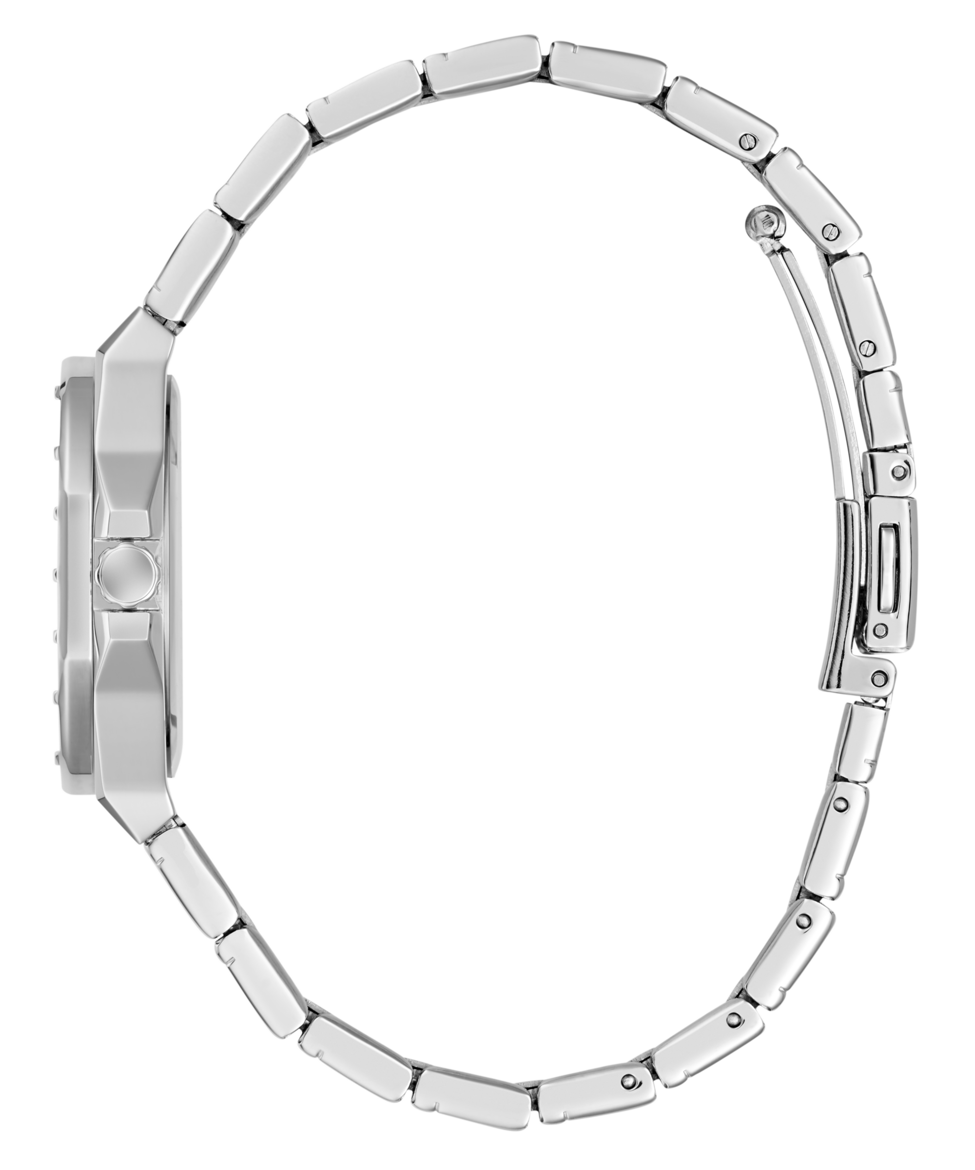 Guess Quarzuhr »JAQUELINE« Armbanduhr, Damenuhr, Edelstahlarmband, analog
