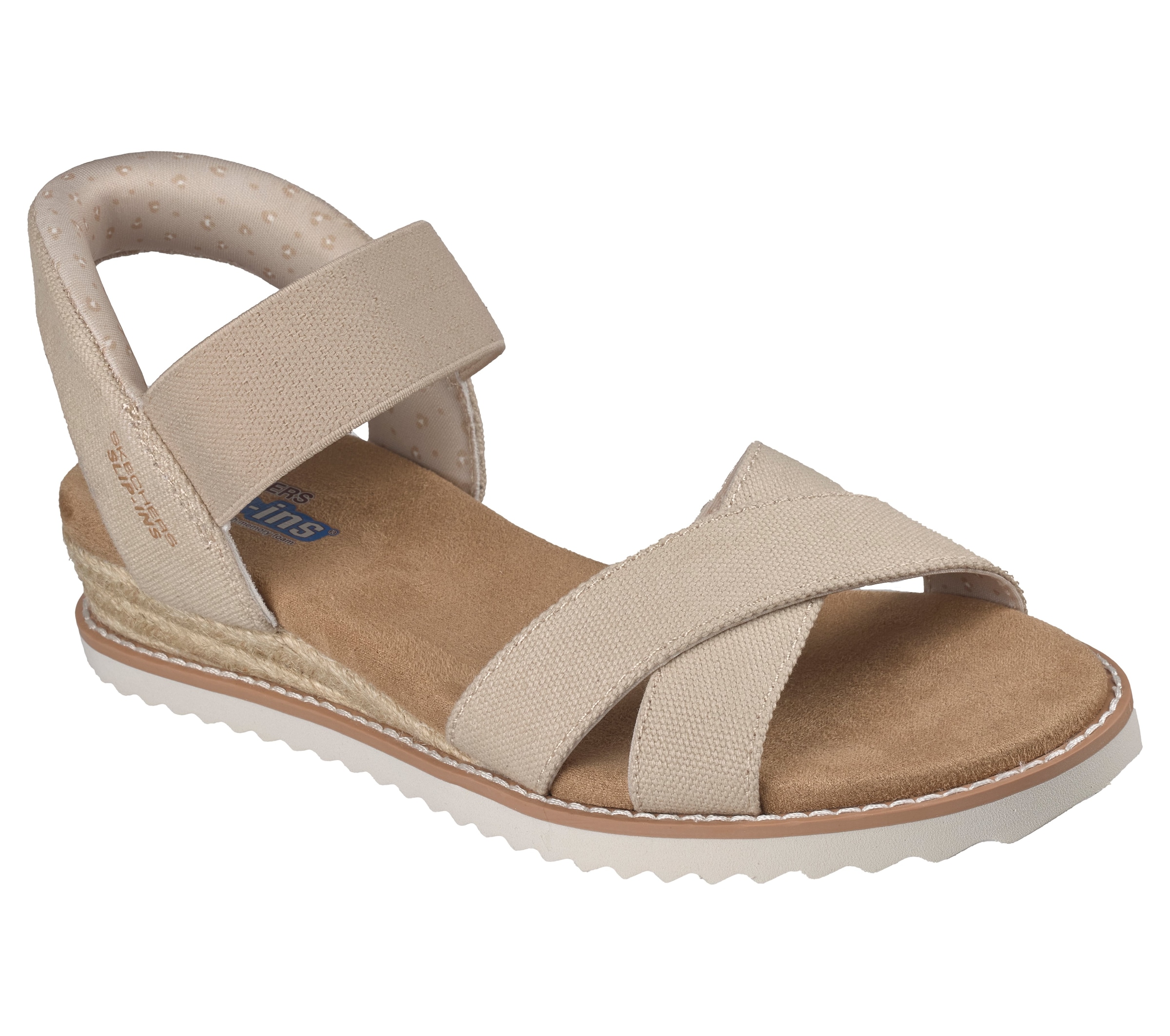 Skechers Sandale "DESERT KISS-GOLDEN LILY" Sommerschuh, Urlaubsschuh, Sandalette mit Memory Foam