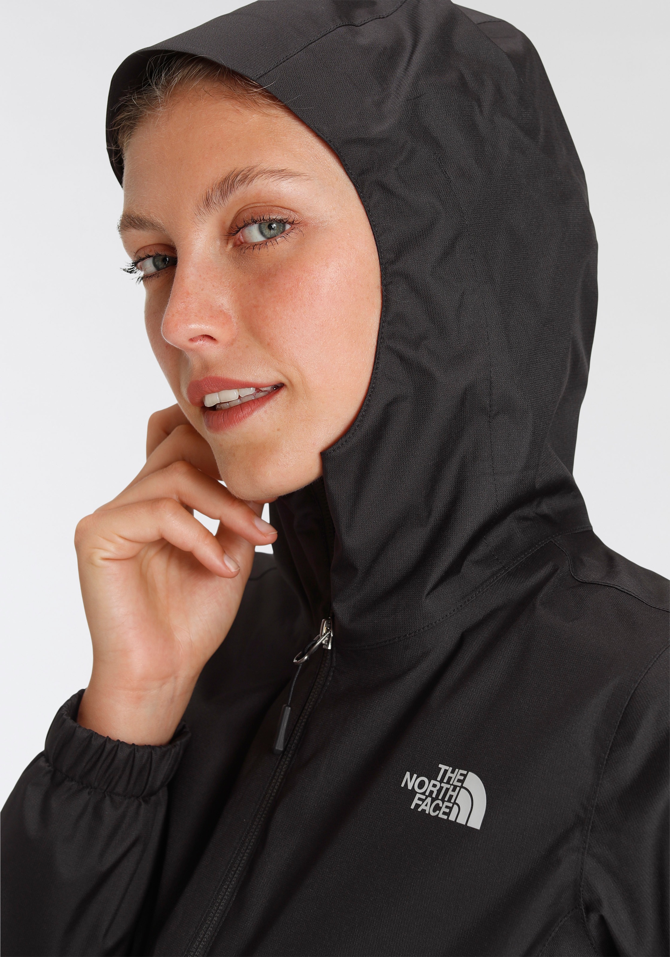 Thumbnail - The North Face Regenjacke "QUEST" mit Kapuze mit verstellbarer Kapuze, mit Cinch-Stopper am Saum, atmungsaktiv