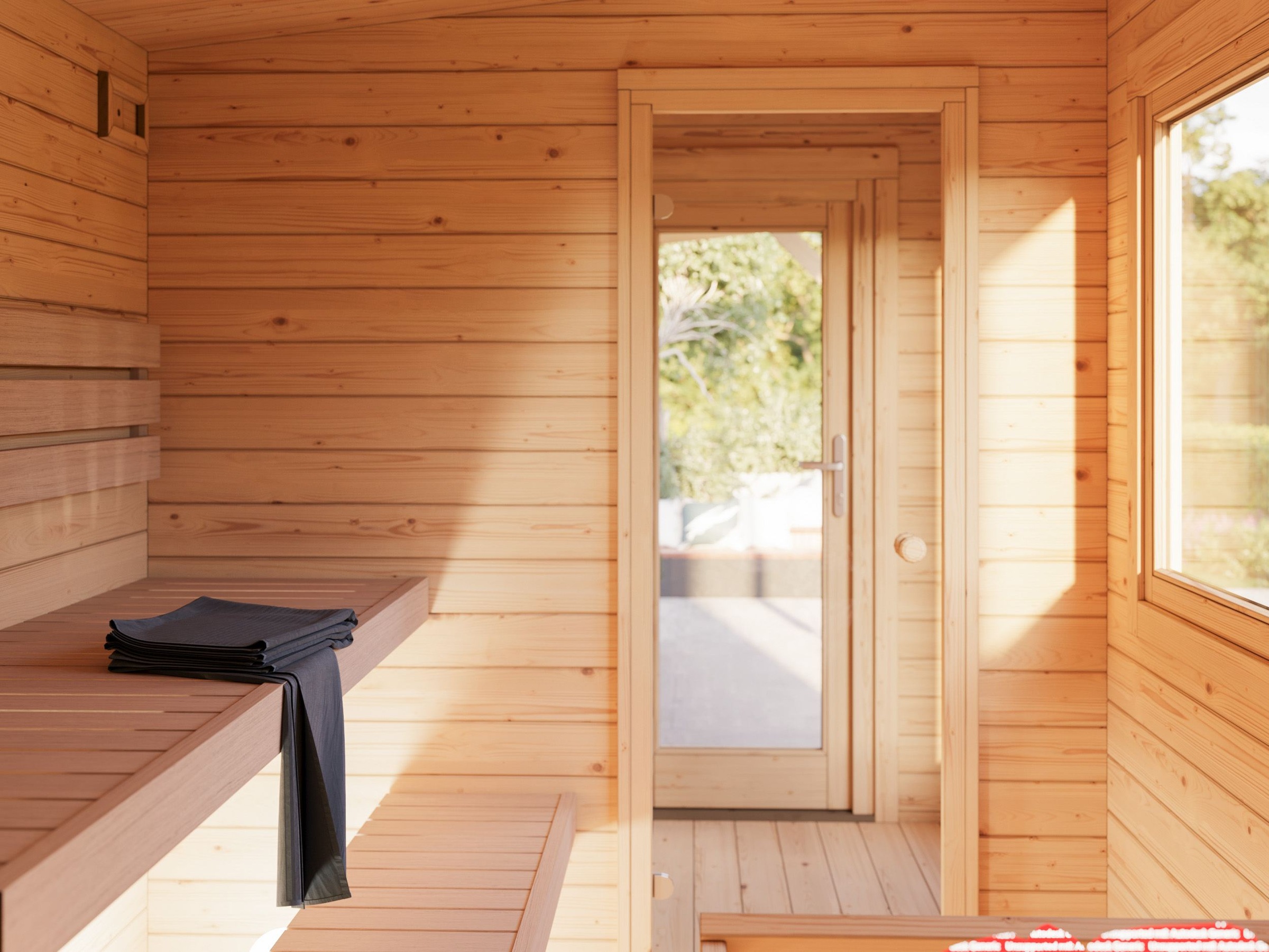 Palmako Sauna »Sanna 6,8+5,9 m²«
