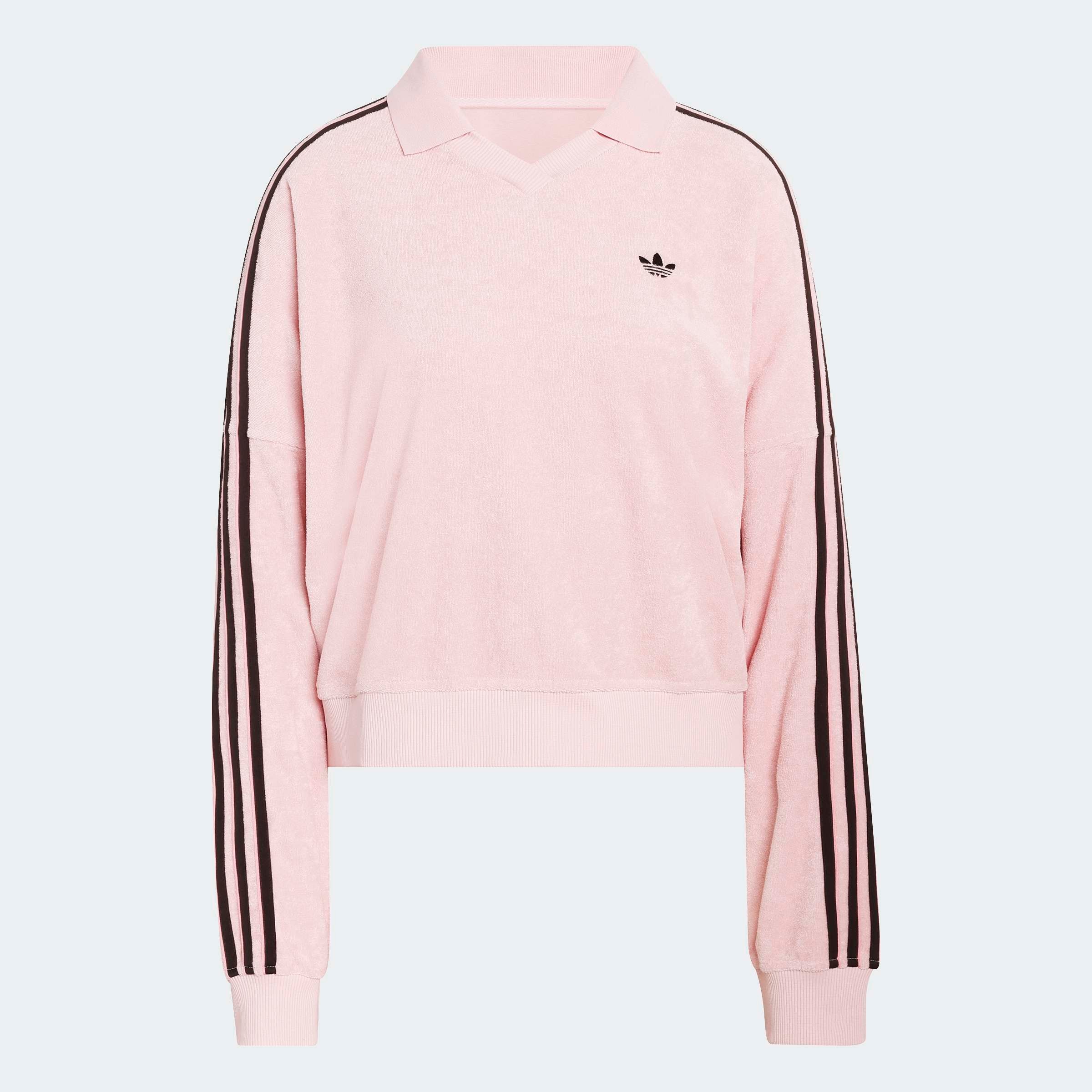 adidas Originals Poloshirt »TERRY TOWEL V NECK LONG SLEEVES«