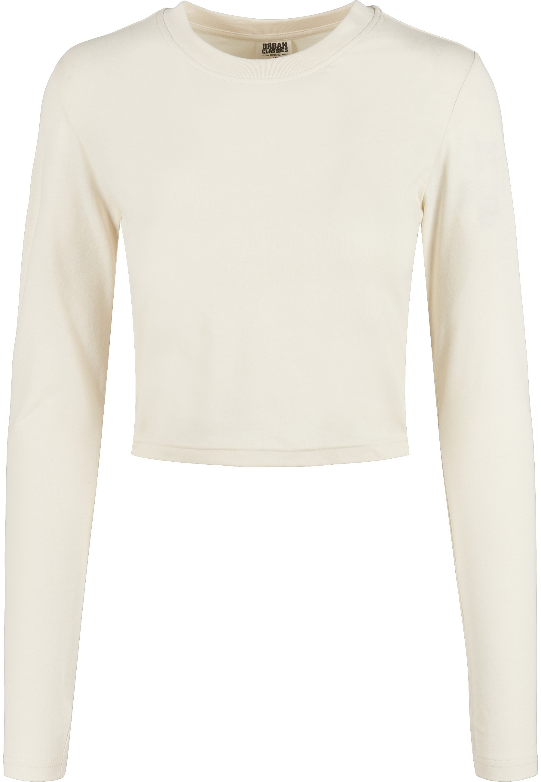 URBAN CLASSICS Langarmshirt "Urban Classics Damen Ladies Organic Cropped Longsleeve" 1 Stk.