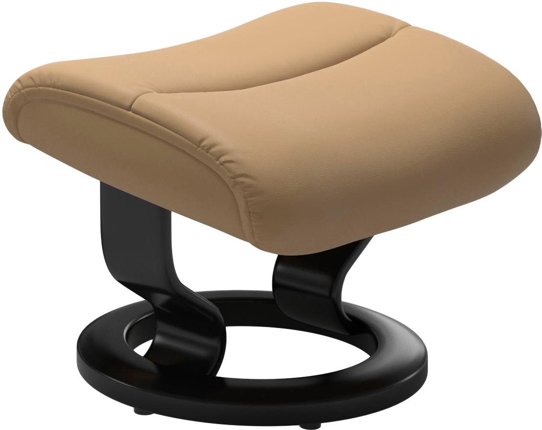 Stressless® Relaxsessel »View«, (Set, Relaxsessel mit Hocker), mit Classic Base, Größe M,Gestell Schwarz