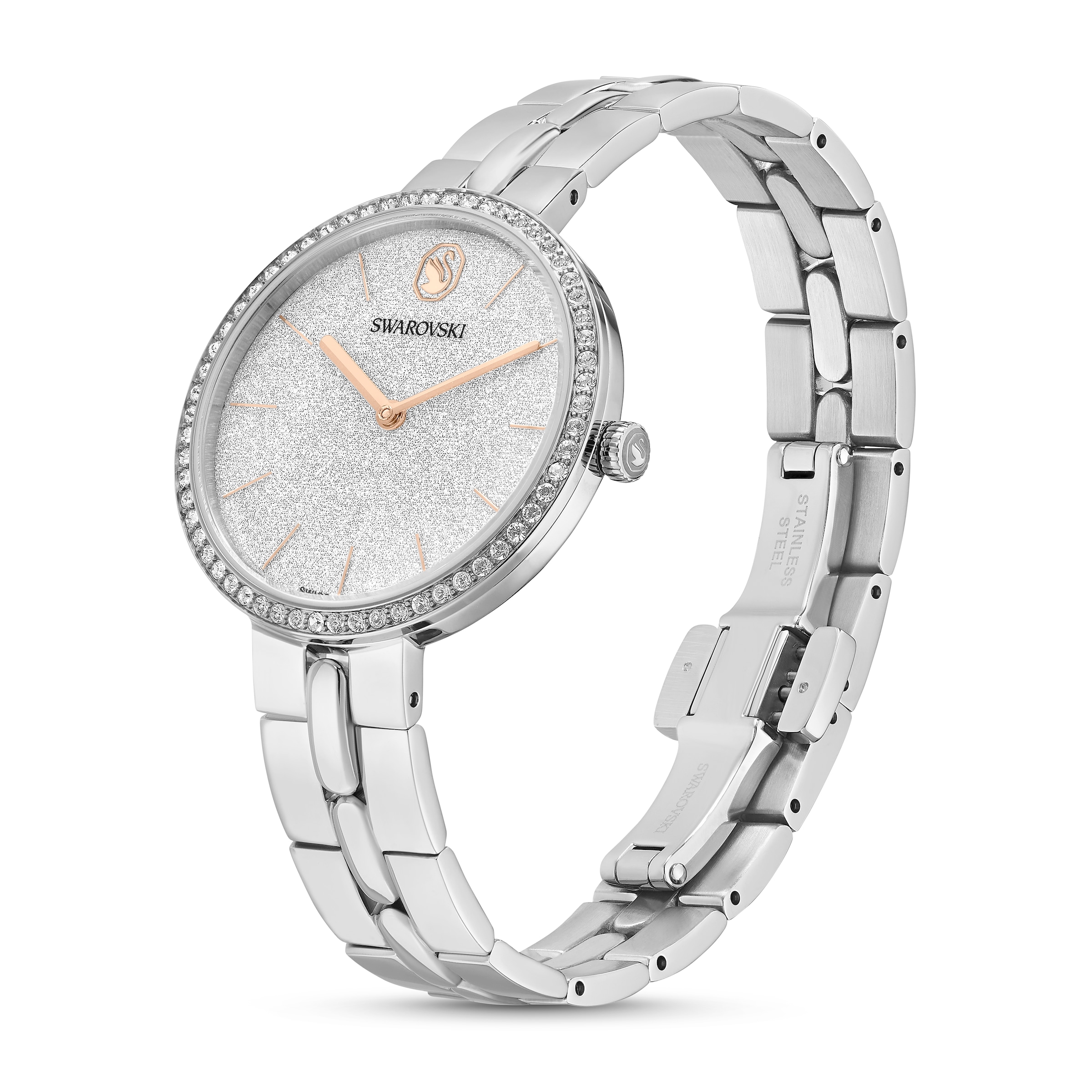 Swarovski Quarzuhr »COSMOPOLITAN« Armbanduhr, Damenuhr, Swiss Made, Edelstahlarmband, analog