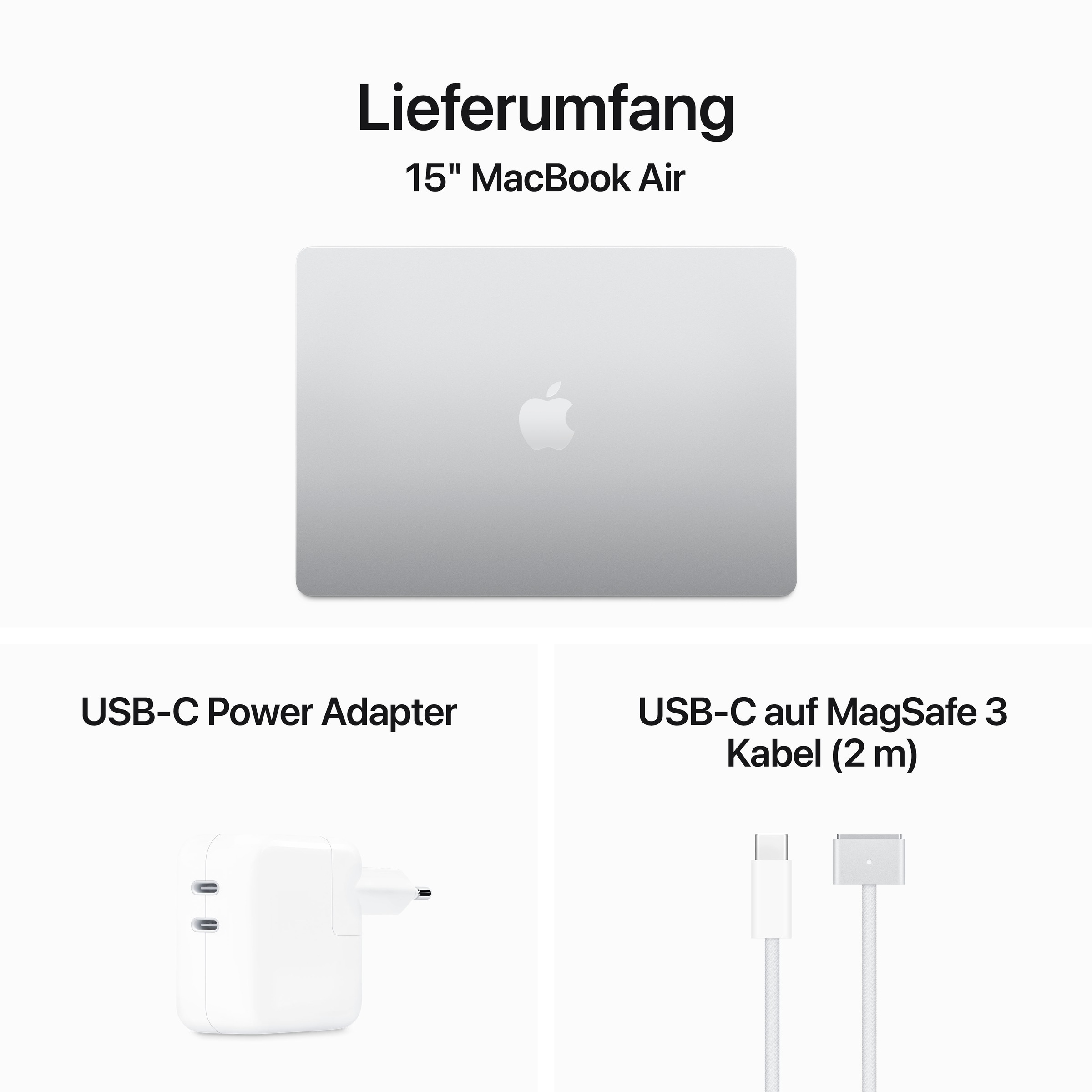 Apple Notebook »MacBook Air 15'' CTO«, 38,91 cm, / 15,3 Zoll, Apple, M3, 10-Core GPU, 512 GB SSD