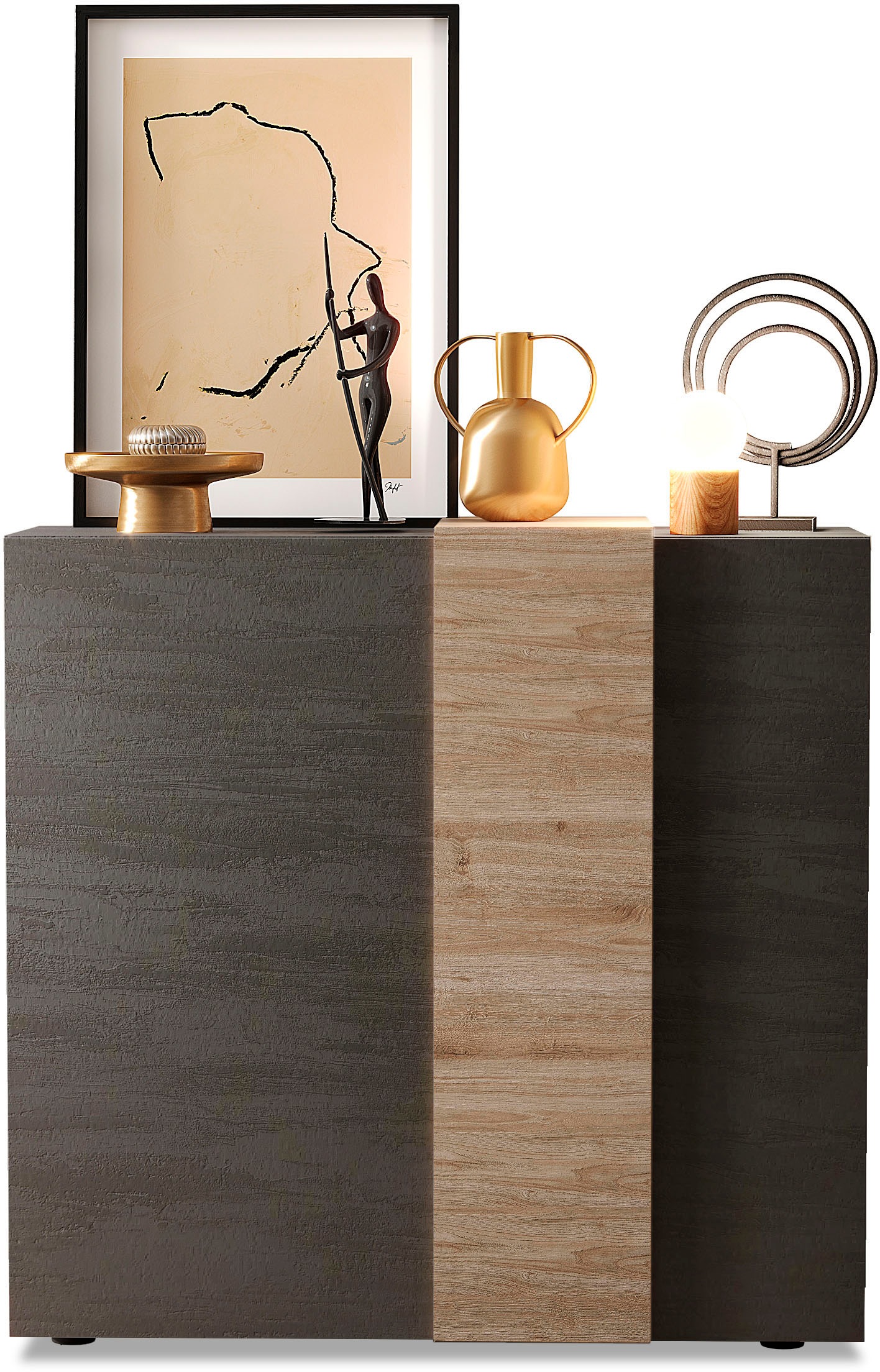 Home affaire Highboard "Venus, Kommode" Höhe 113 cm, Breite 121 cm günstig online kaufen