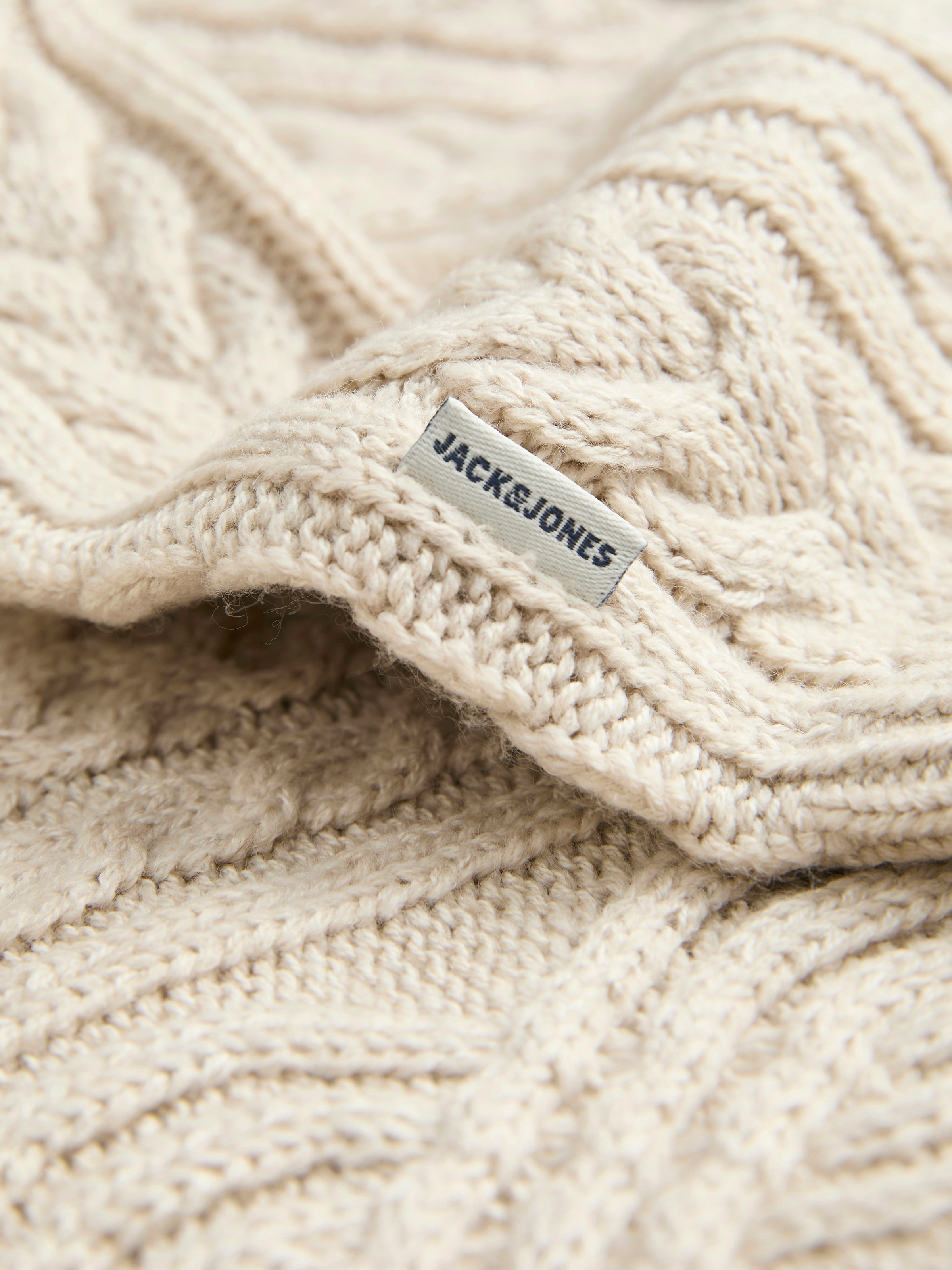 Jack & Jones Strickpullover »JPRBLUSEAN KNIT CABLE CREW NECK SN«