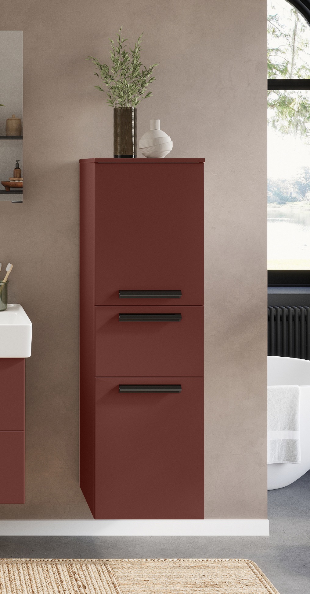 welltime Midischrank "SALVADA, Midischrank 40 cm, gedämpfte Scharniere, Sof günstig online kaufen