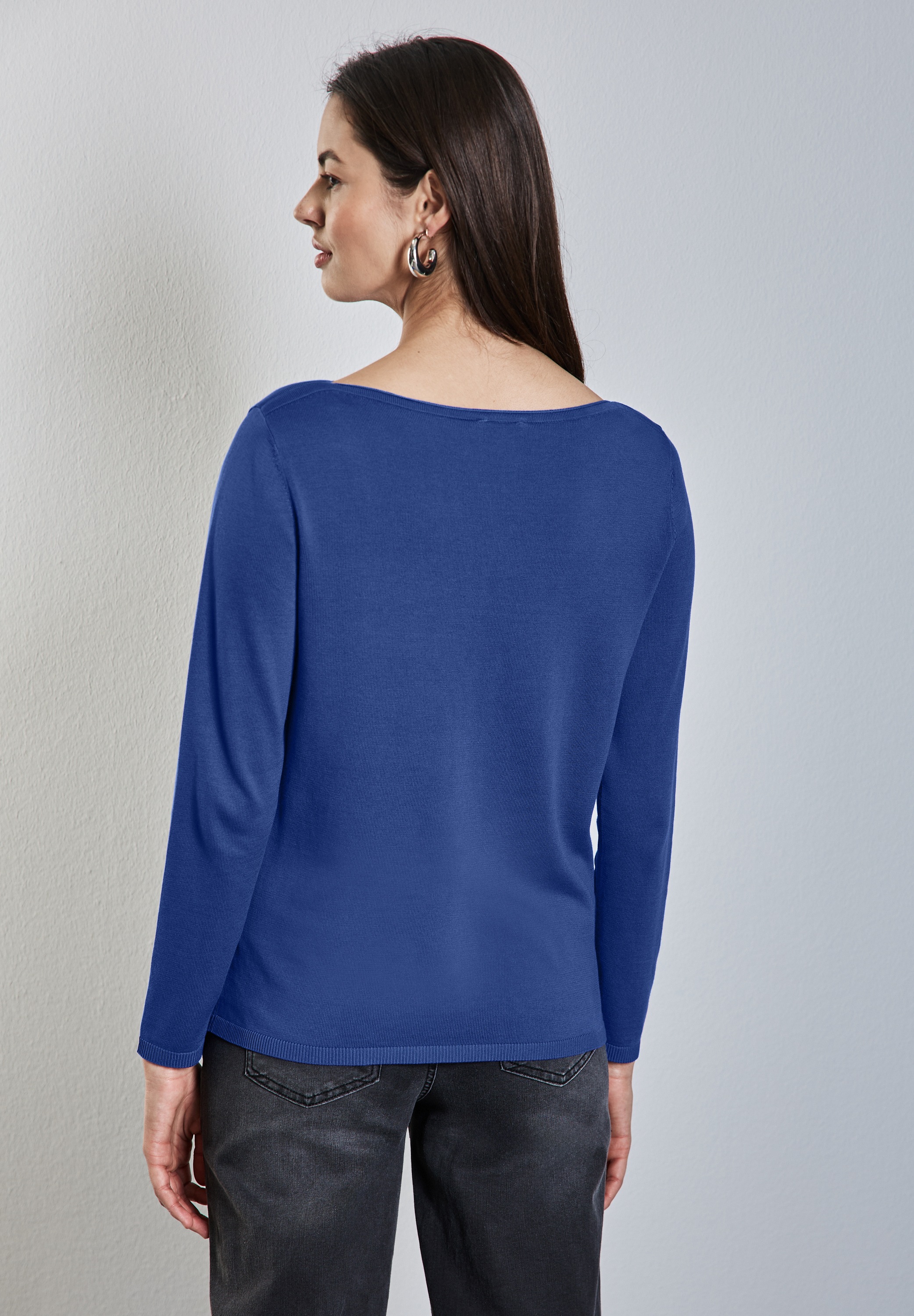 STREET ONE Strickpullover, mit U-Boot-Ausschnitt