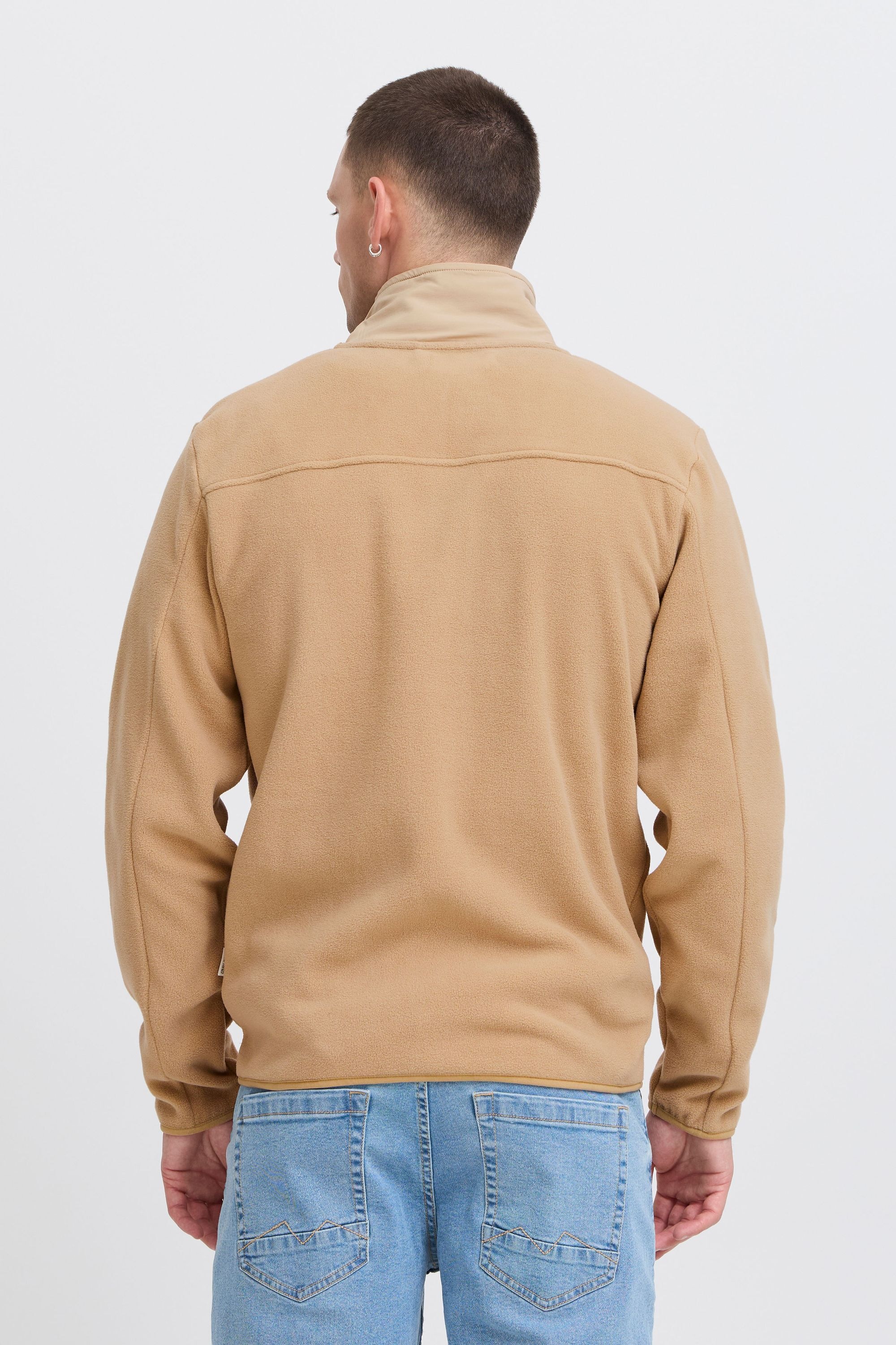 Blend Fellimitatjacke »Fellimitatjacke BHBROOKS Sweatshirt zipp thru«, ohne Kapuze