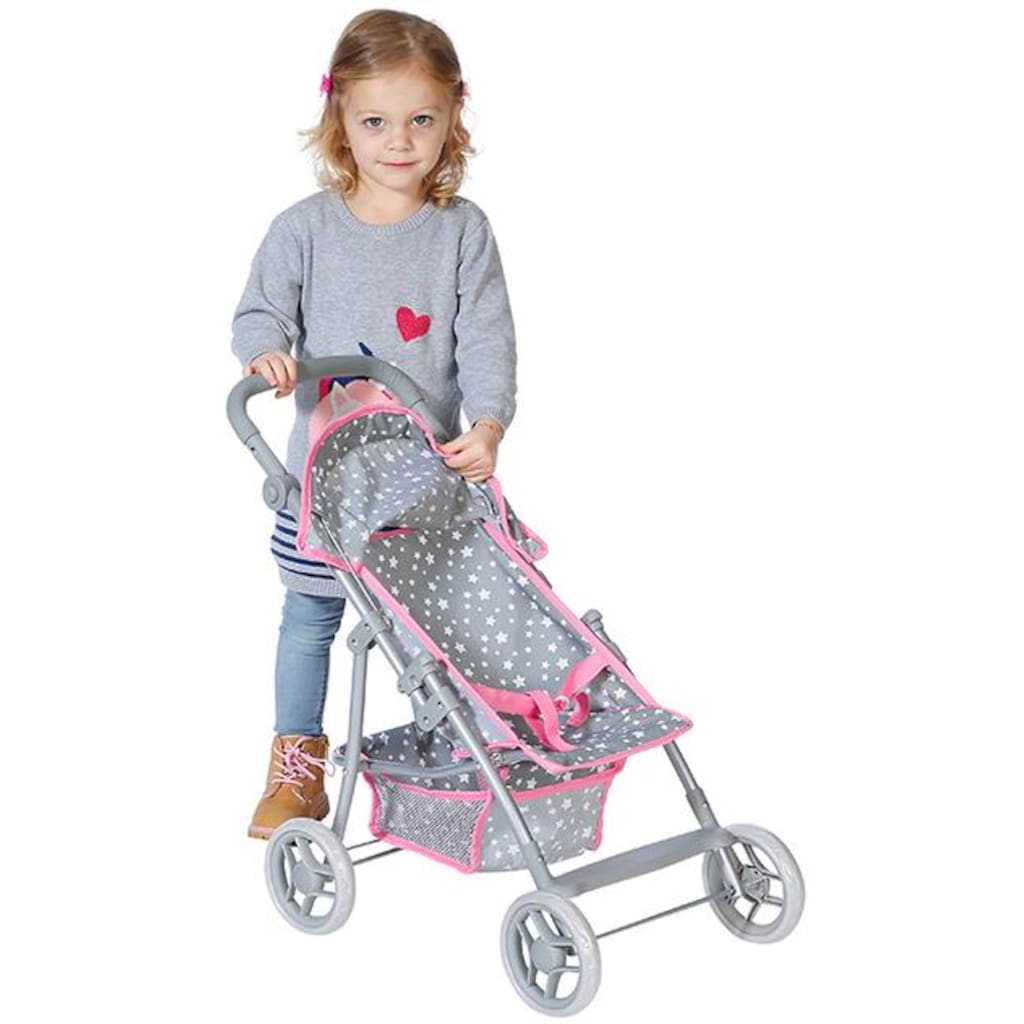 Knorrtoys® Puppenbuggy »Liba - Star Grey«