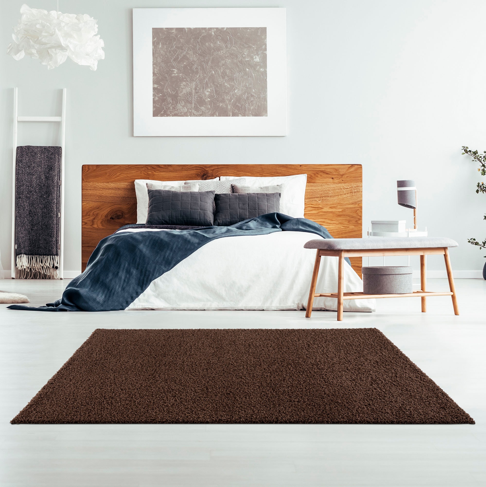 Sanat Hochflor-Teppich »LOCA«, rechteckig, Wohnzimmer, Langflor, Shaggy, Schlafzimmer