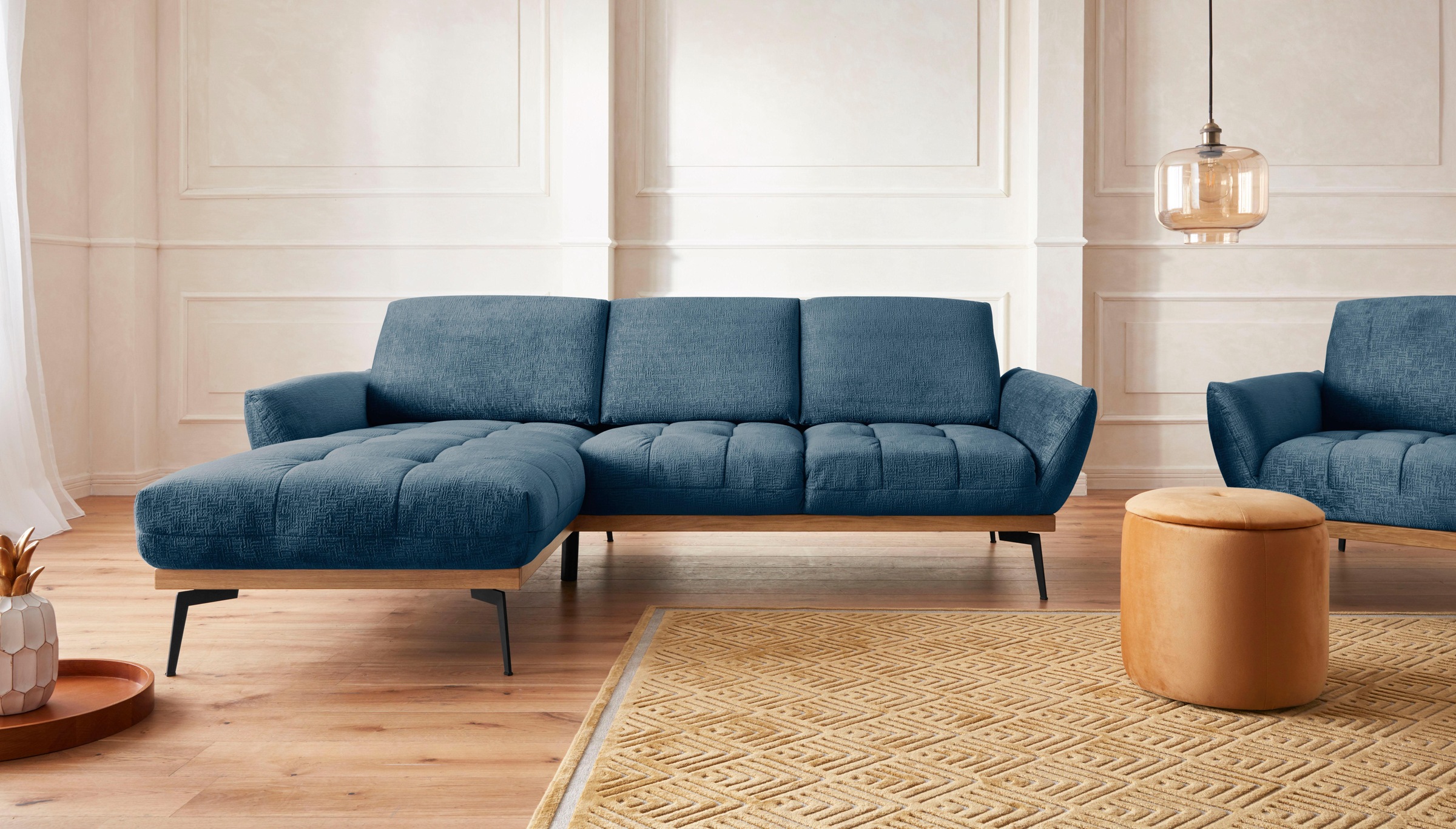 exxpo - sofa fashion Ecksofa "Palic, inkl. Rückenverstellung, bequem, elega günstig online kaufen