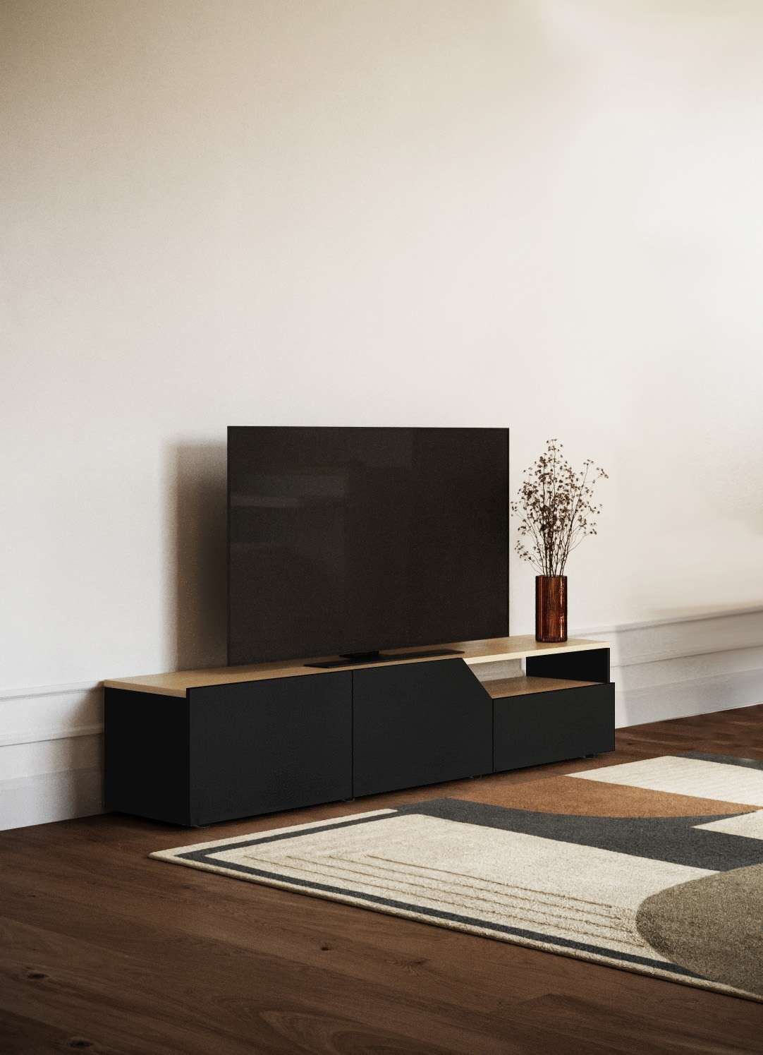 TemaHome TV-Bank "Verone TV Tisch, platsparendes Design, Lowboard,", prakti günstig online kaufen