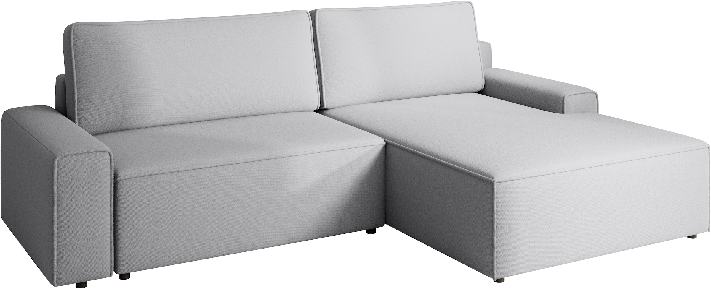 TRENDMANUFAKTUR Ecksofa »Challenge, Schlafsofa mit Bettkasten, Couch in L-Form, Breite 245 cm«, Recamiere beidseitig montierbar, auch in trendigem Cordstoff