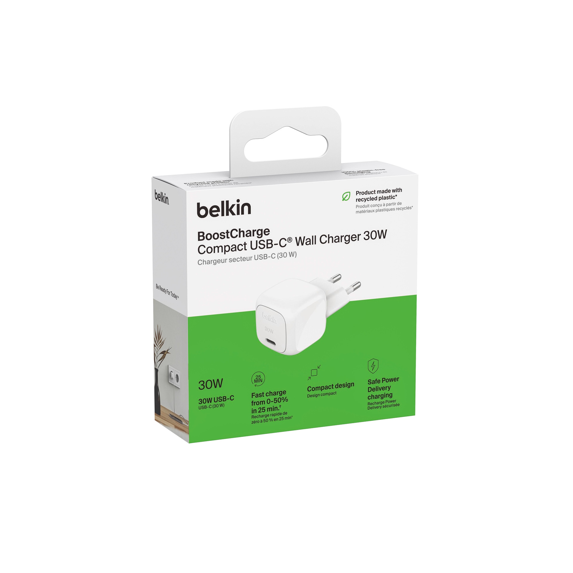 Belkin USB-Ladegerät »BoostCharge Compact USB-C Wall Charger 30W«