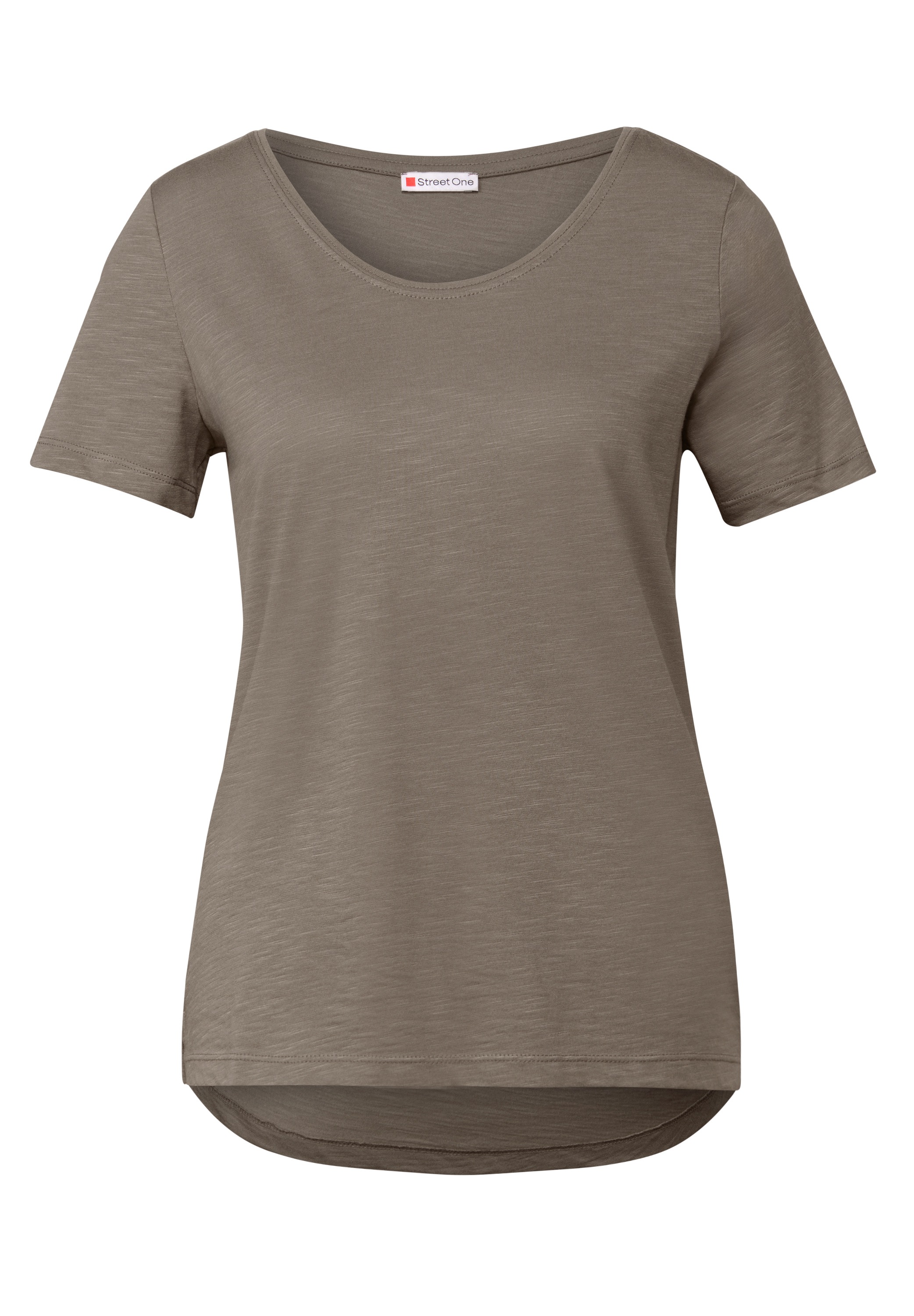 STREET ONE V-Shirt, im soften Baumwoll-Mix