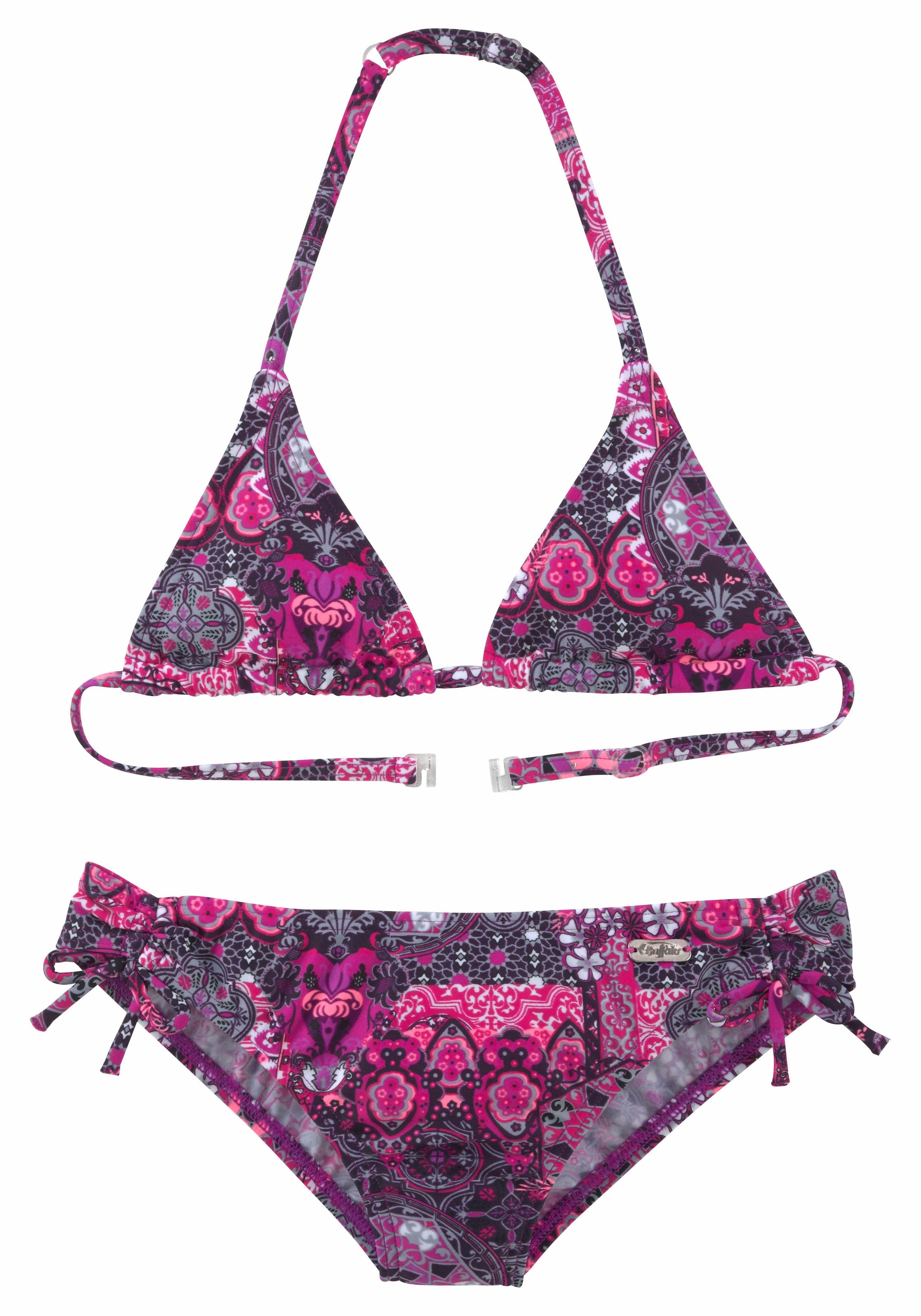 Buffalo Triangel-Bikini "Shari Kids", im Folklore-Print