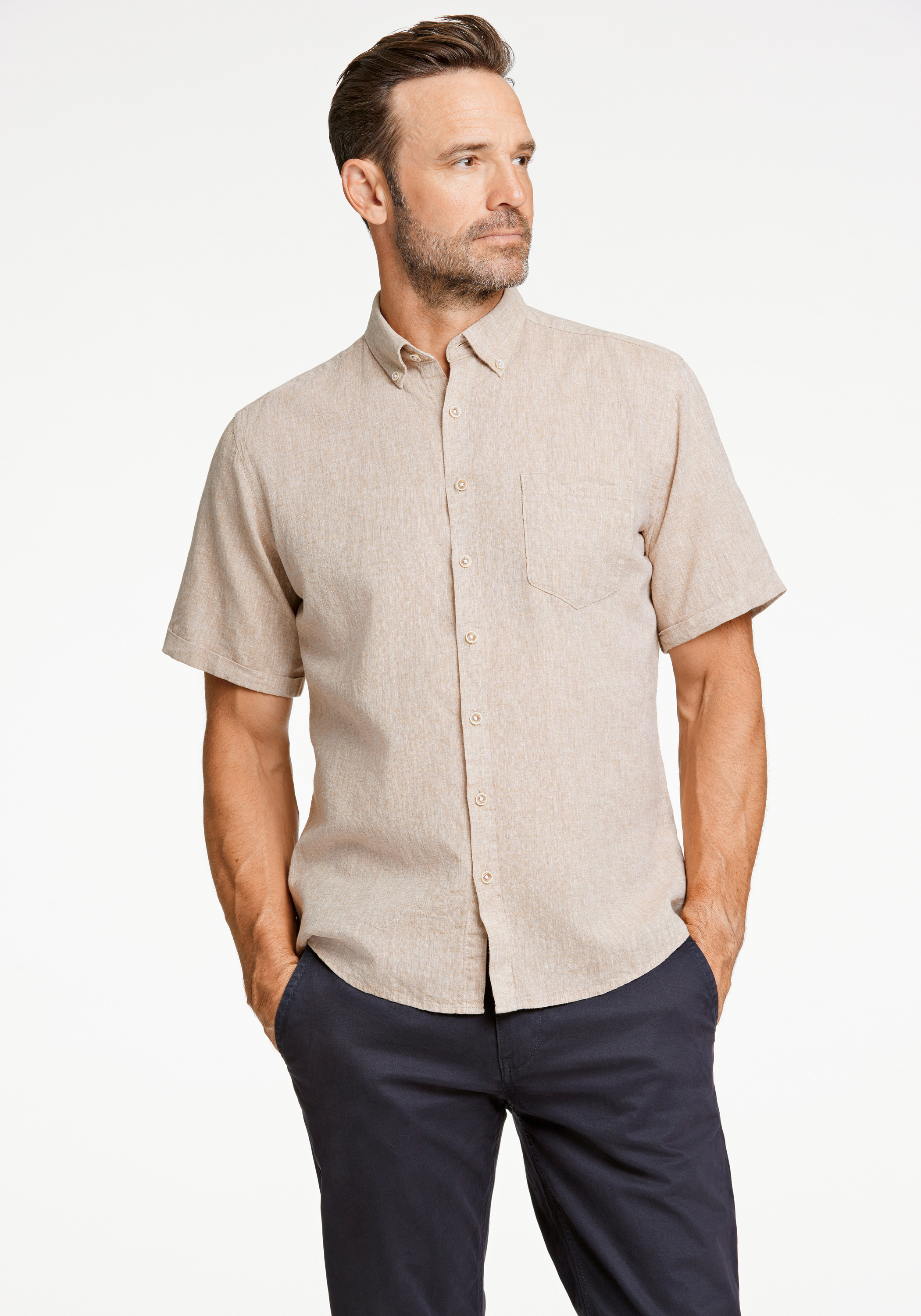 JACK’S "Leinenhemd (Kurzarm) Regular Fit"