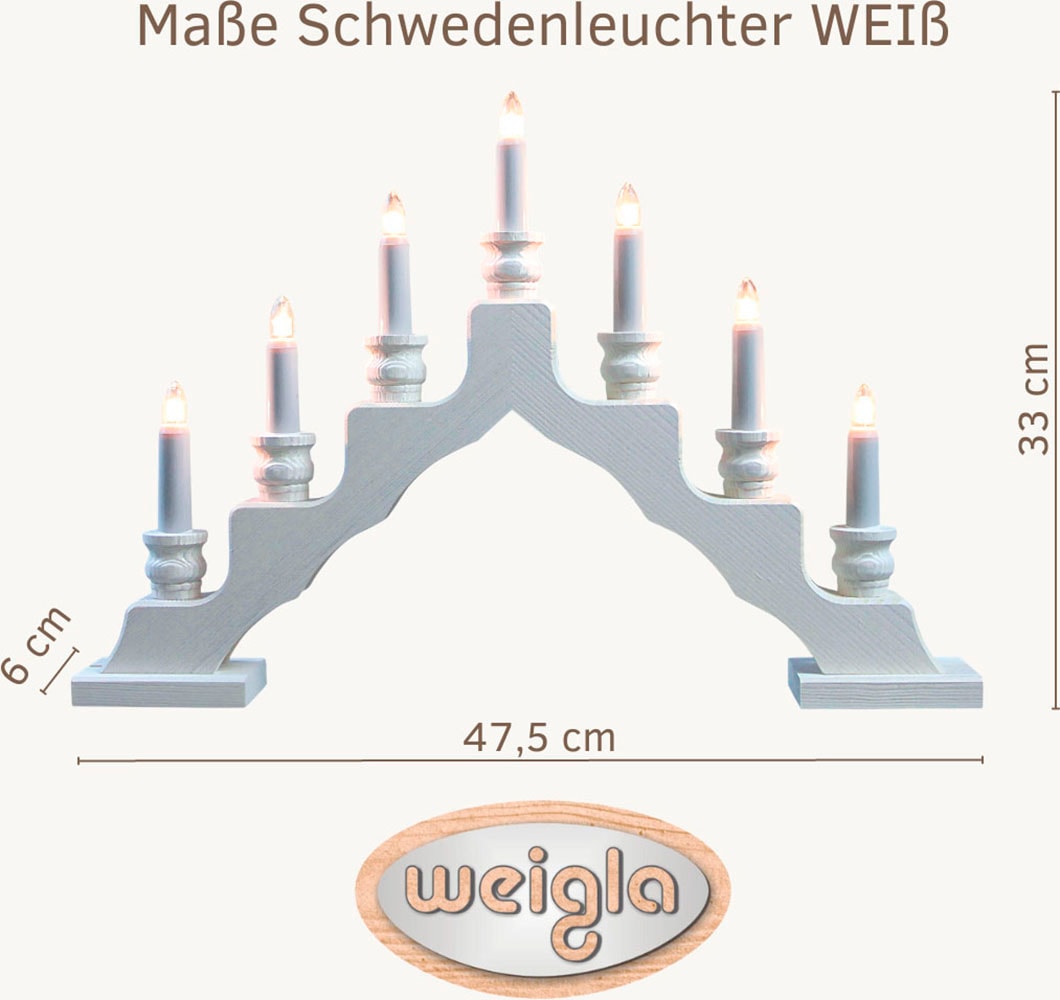 Weigla LED Lichterbogen »Schwede«, 7-flammig