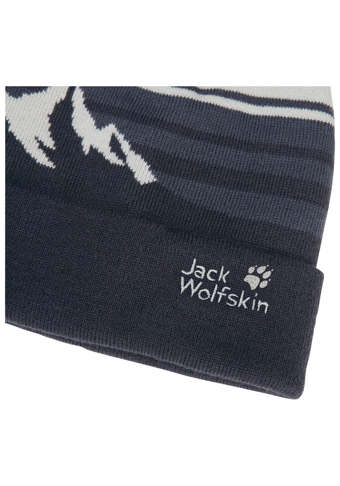 Jack Wolfskin Bommelmütze »STRIPY POMPOM BEANIE K«