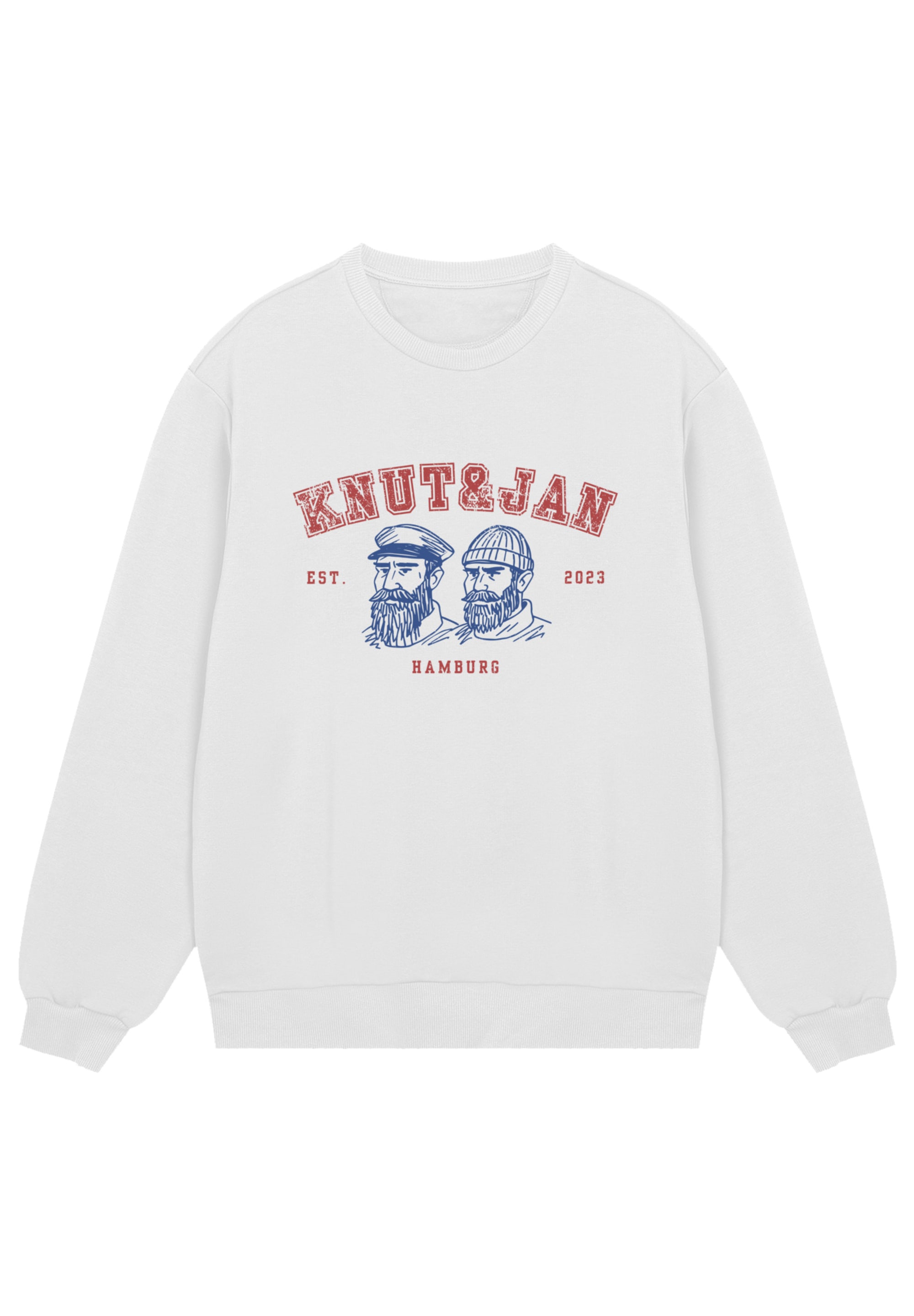 F4NT4STIC Sweatshirt »Knut & Jan Hamburg Vintage Seemänner«, Premium Qualität, Knut & Jan Hamburg