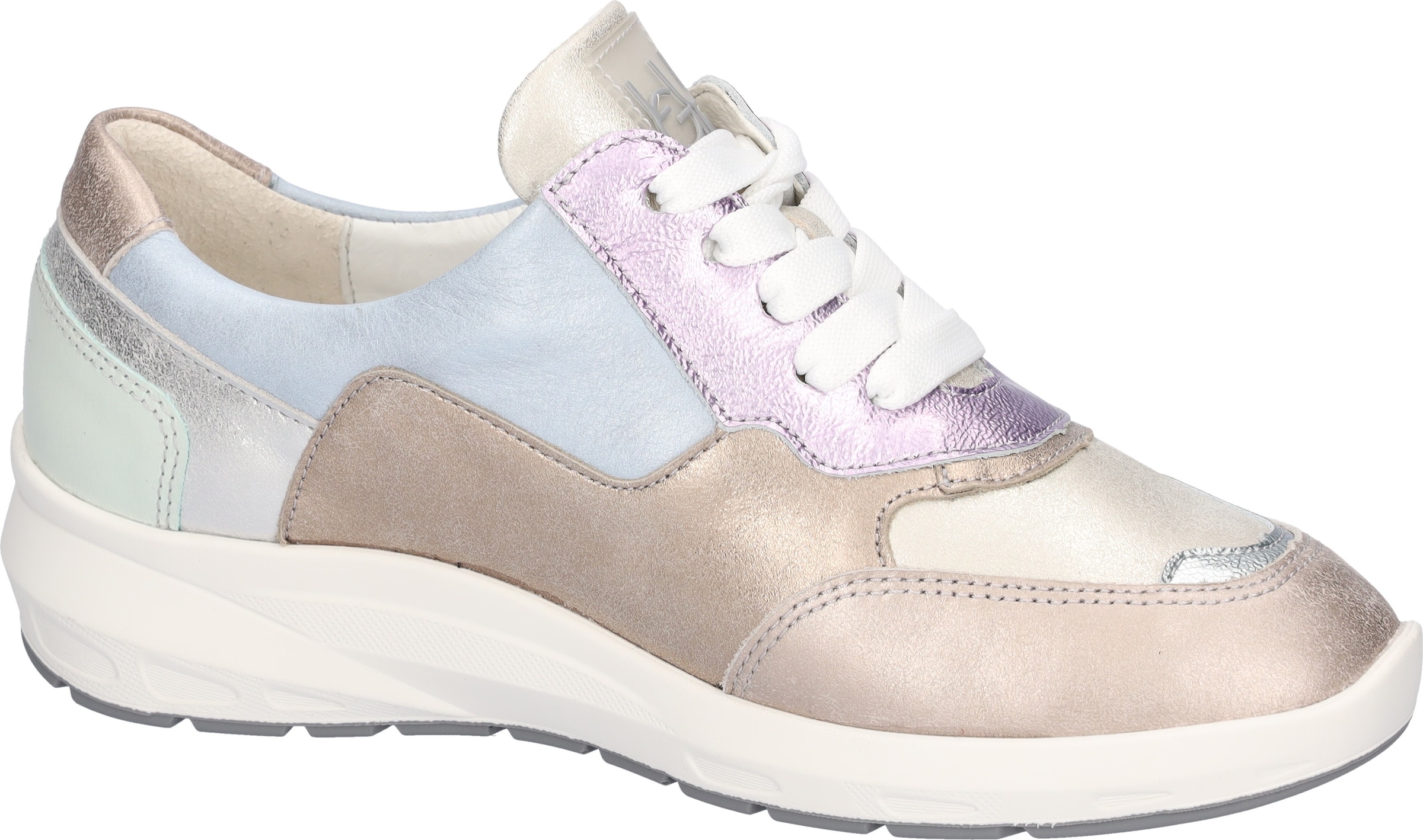 Waldläufer Keilsneaker »M-TONIA«, Schnürschuh, Komfortschuh, Bequemschuh mit Reißverschluss, M-Weite