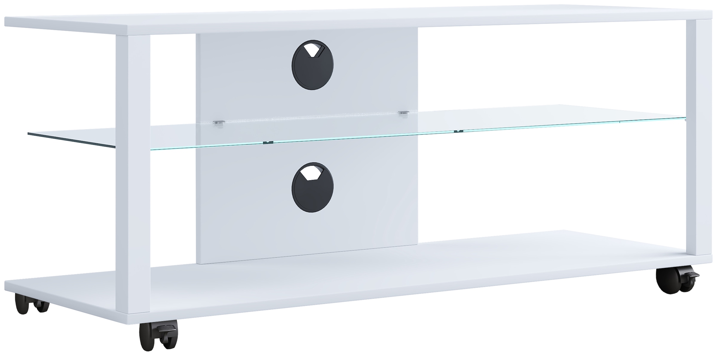 VCM Wohnzimmertisch »TV Lowboard Fernsehschrank Konsole Folas XL Rollen«