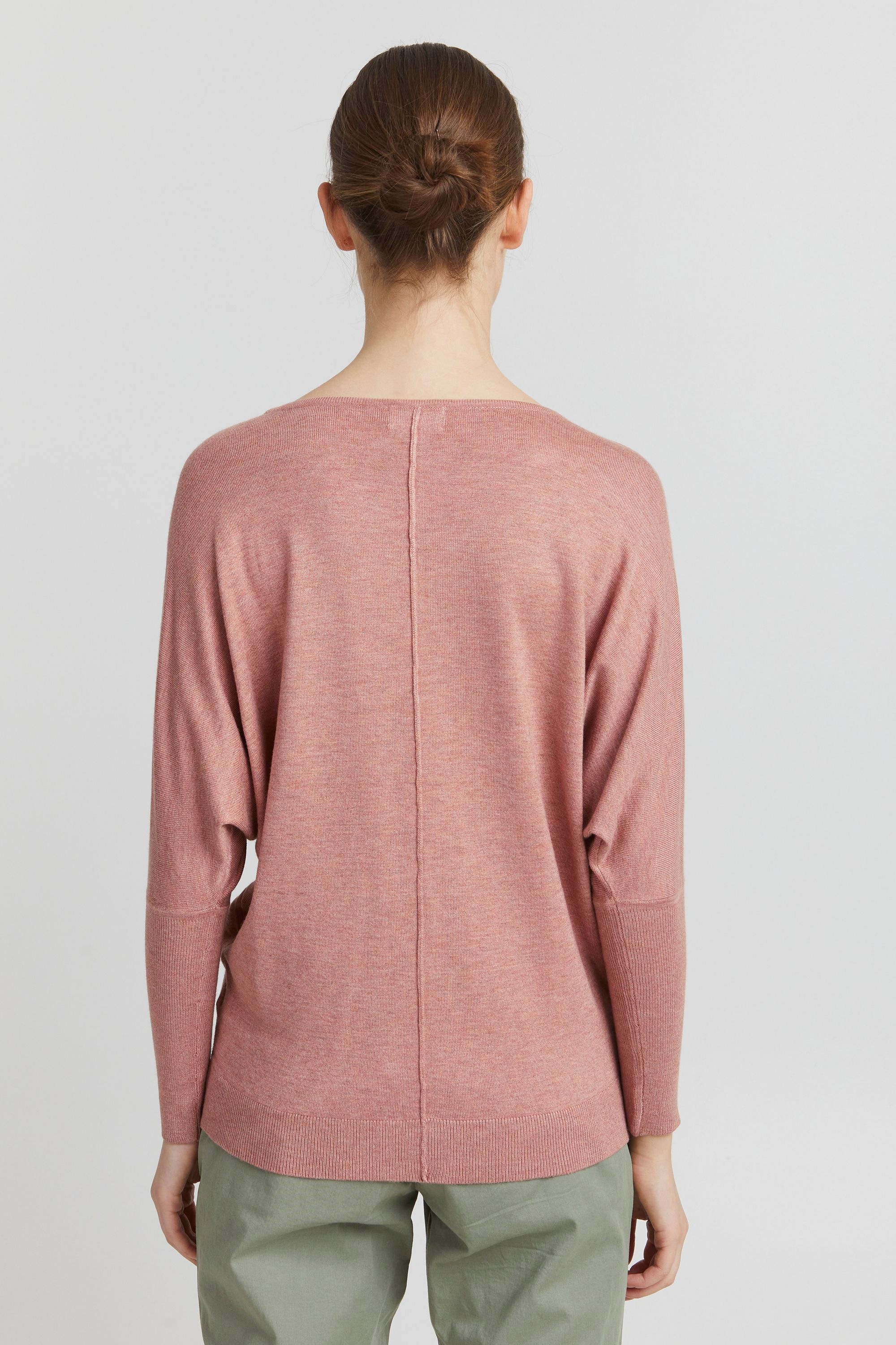 OXMO Herdis Knit Pullover Ash Rose L 3