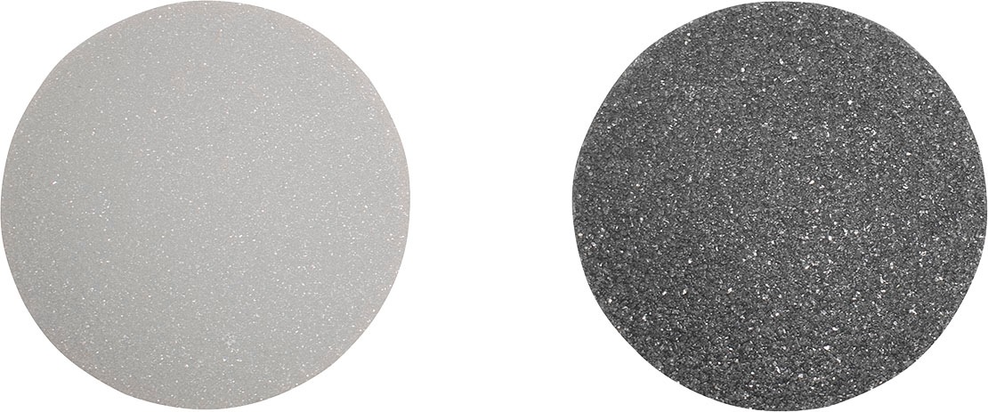 SILK'N Damen Hornhautentferner Ersatzschleifscheiben, grau, Mineralien, Hornhautentferneraufsätze, fein & medium