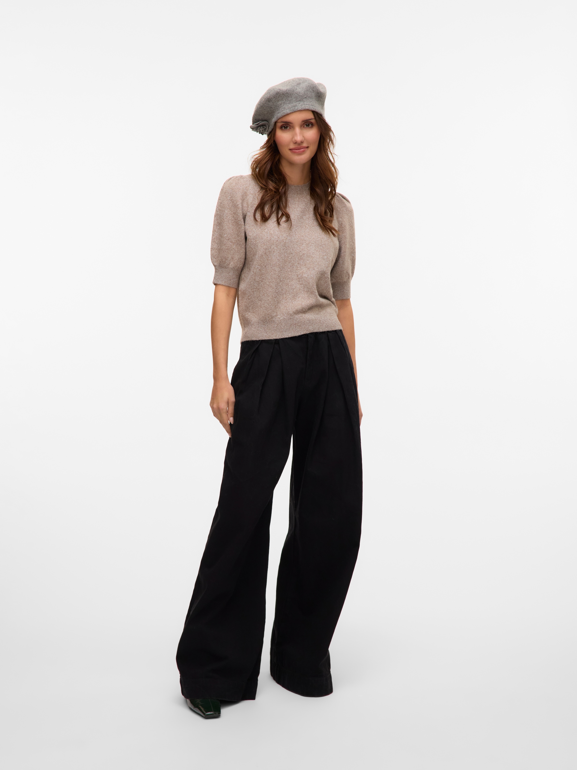 Vero Moda Kurzarmpullover »VMDOFFY 2/4 O-NECK PULLOVER GA NOOS«