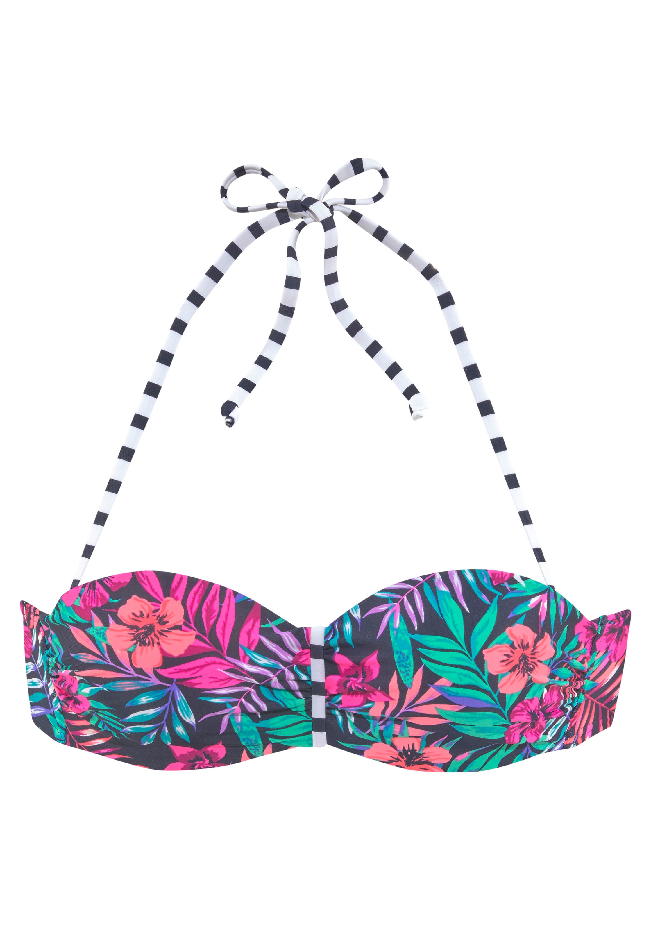 Venice Beach Bandeau-Bikini-Top »Summer«, mit geraffter Mitte