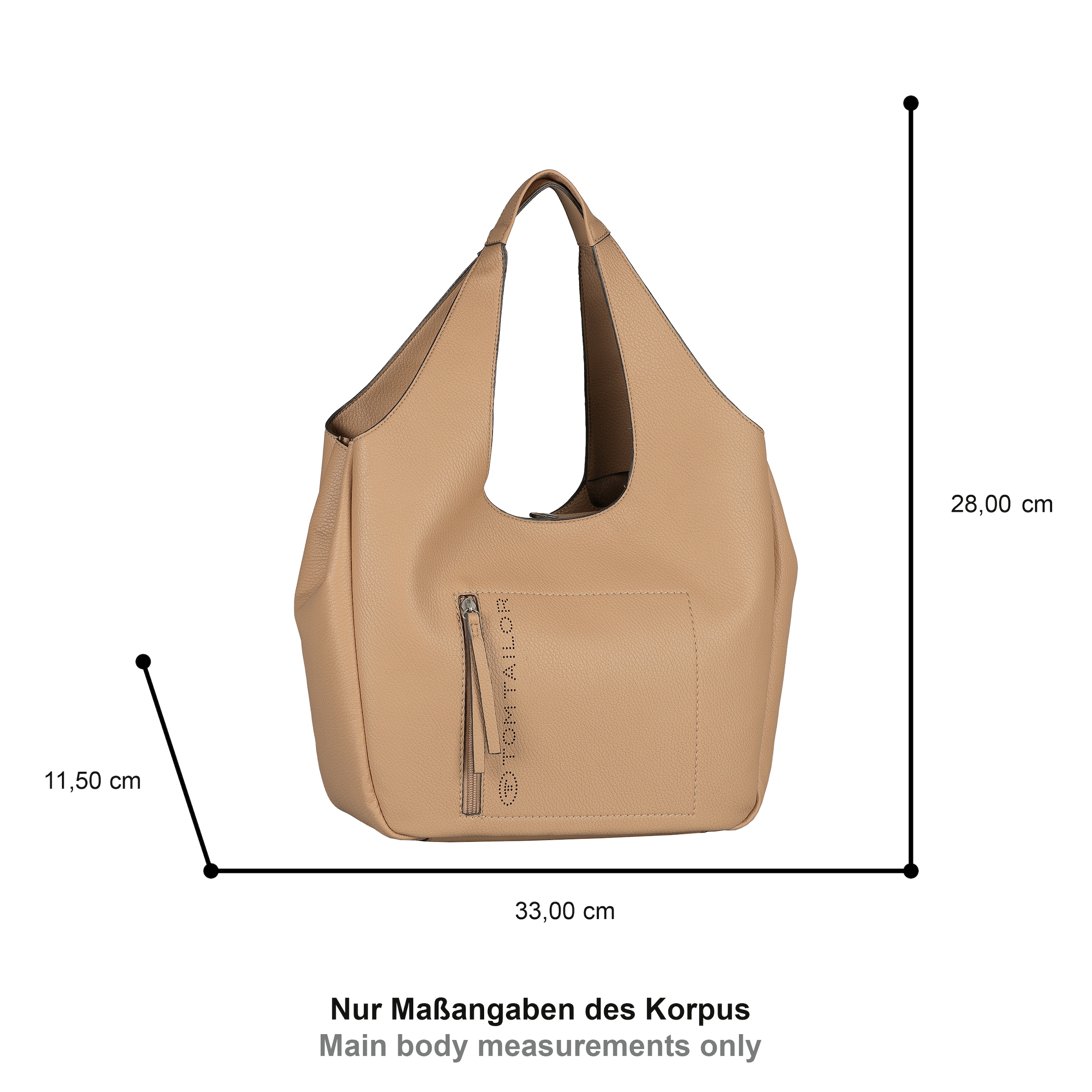 TOM TAILOR Shopper »Analisa« klare Shapes und Logo-Lochmuster für einen modernen Look mit Charakter