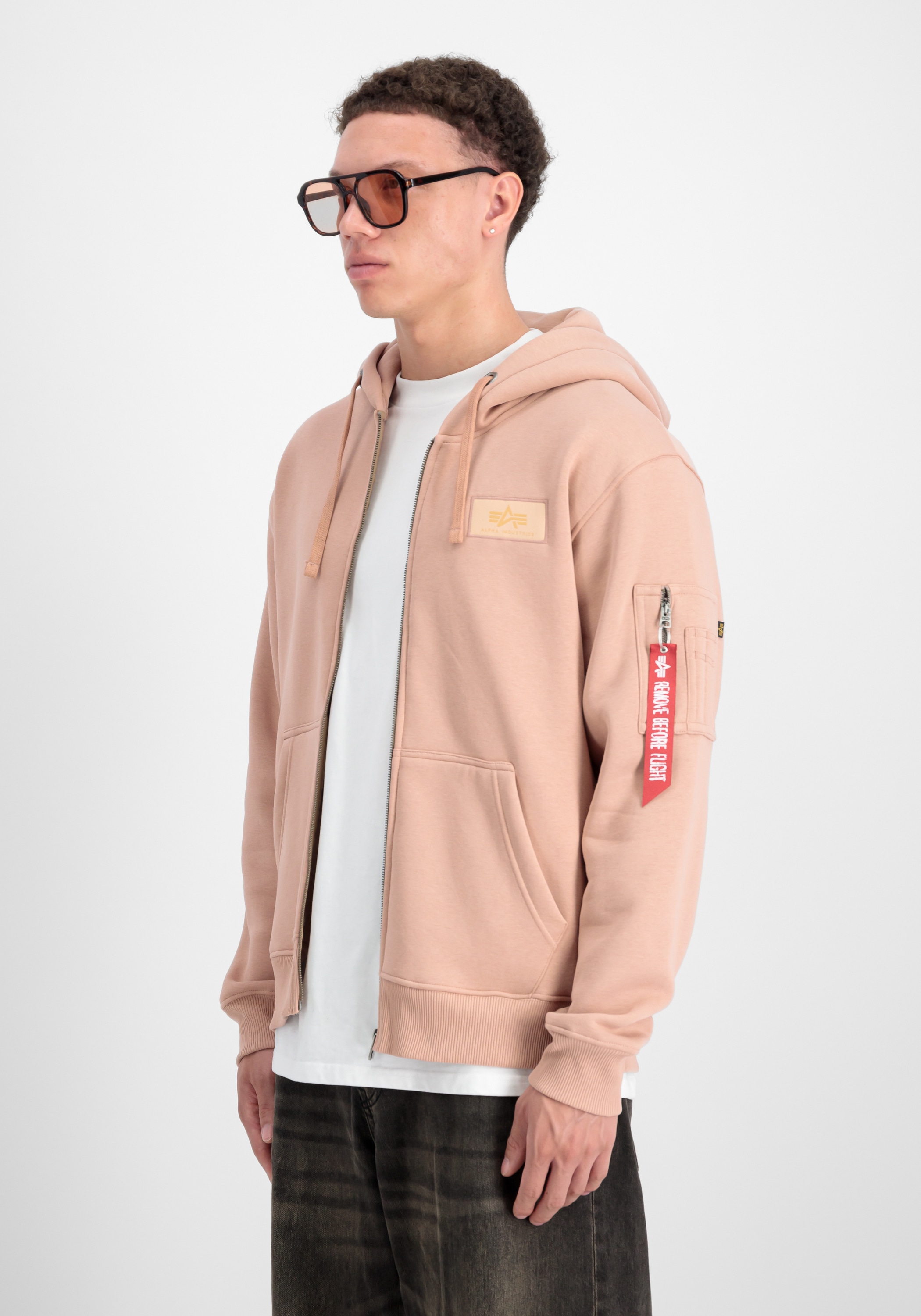 Alpha Industries Hoodie »Alpha Industries Men - Hoodies Back Print Zip Hoodie«