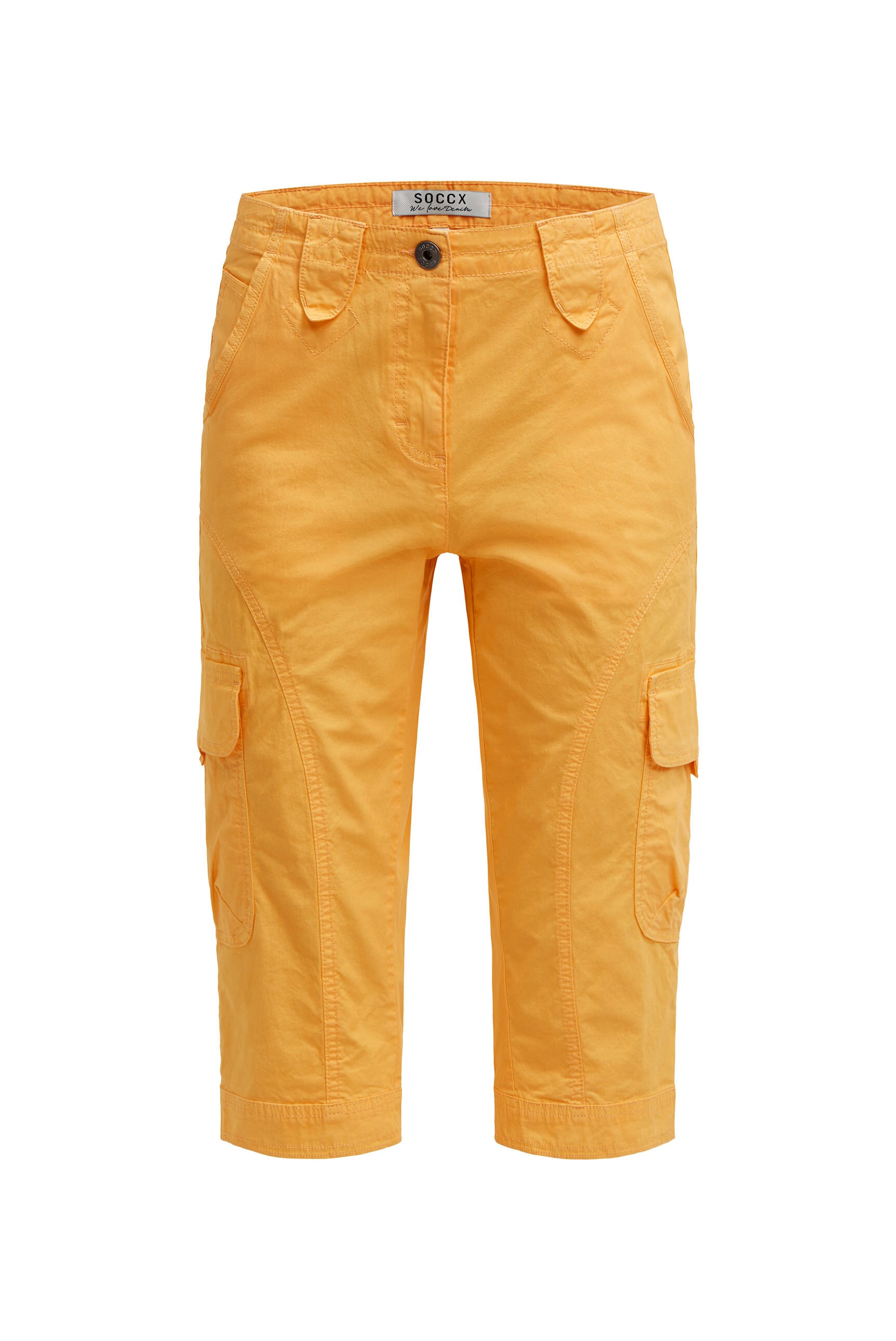 SOCCX Skaterbermudas  mit verstellbarem Knopfriegel am Hosensaum