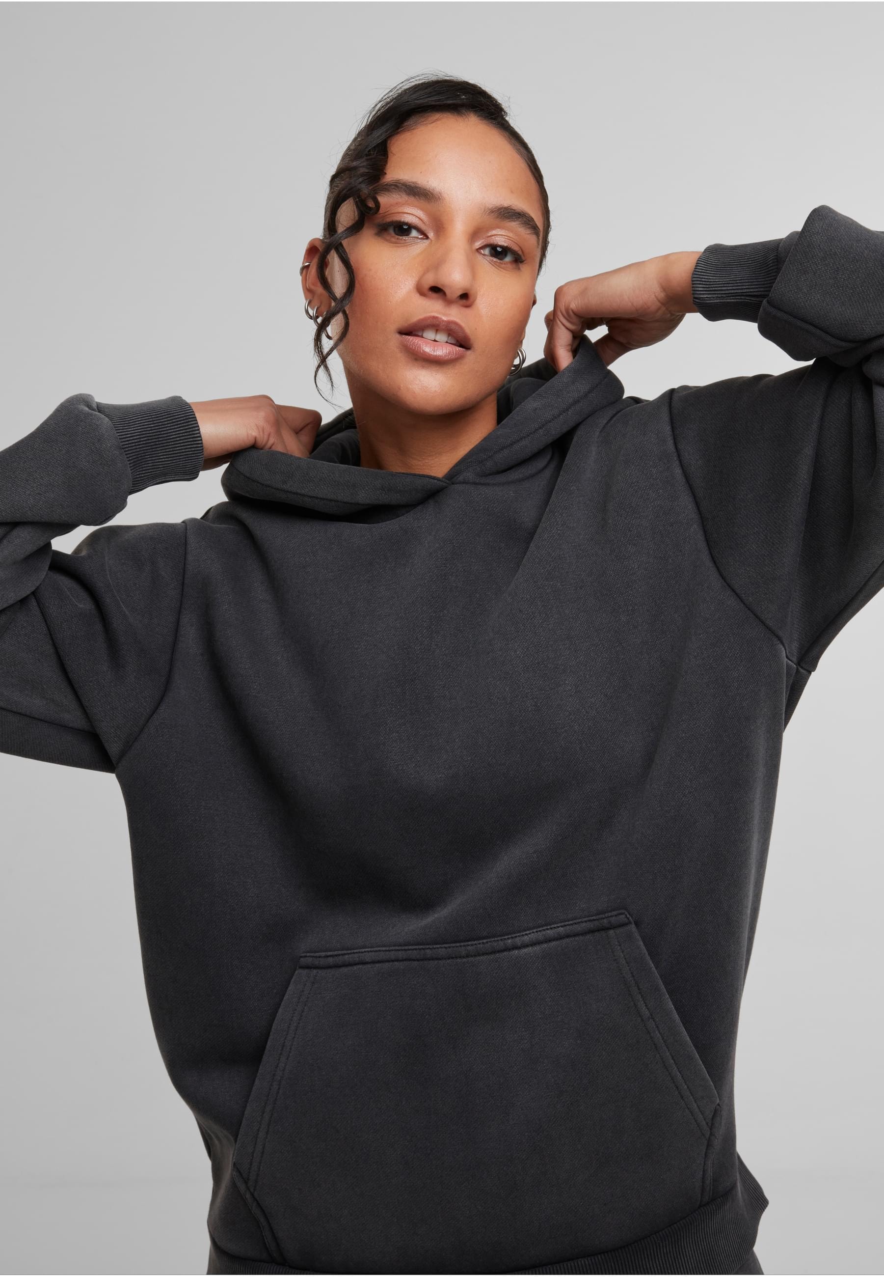 URBAN CLASSICS Kapuzenpullover »Urban Classics Ladies Vintage Heavy Hoody«, (1 tlg.)