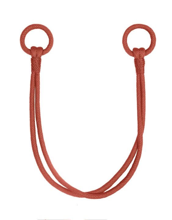 Raffhalter GERSTER, B:80cm, braun, Viskosemischung, Raffhalter, "Morena"