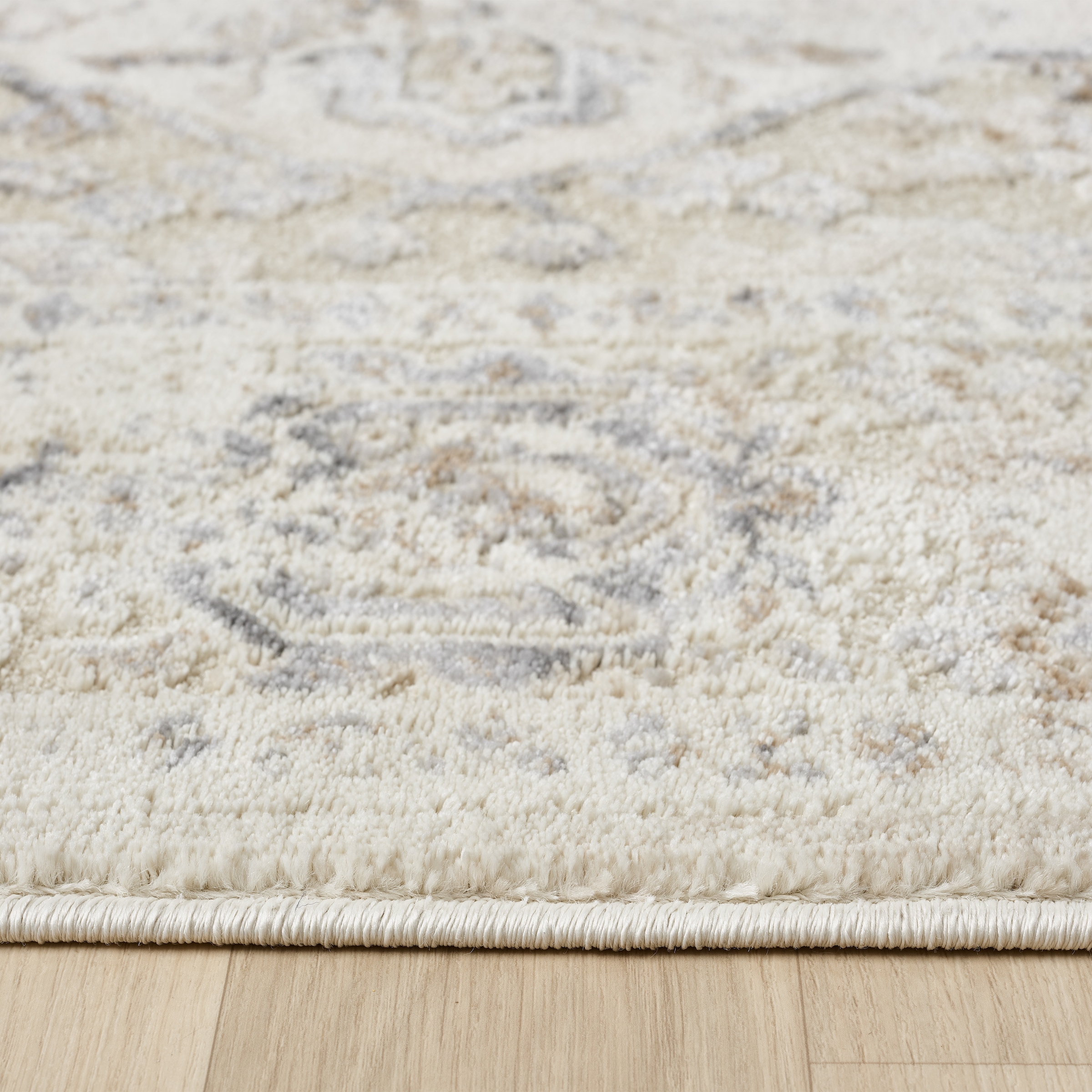 OTTO home Teppich »Kylan, in Standard- und Premium-Qualität, 9 mm oder 14 mm Höhe« rechteckig Schrumpf-Garn-Effekt, Vintage-Look, Hoch-Tief, dezenter Glanz