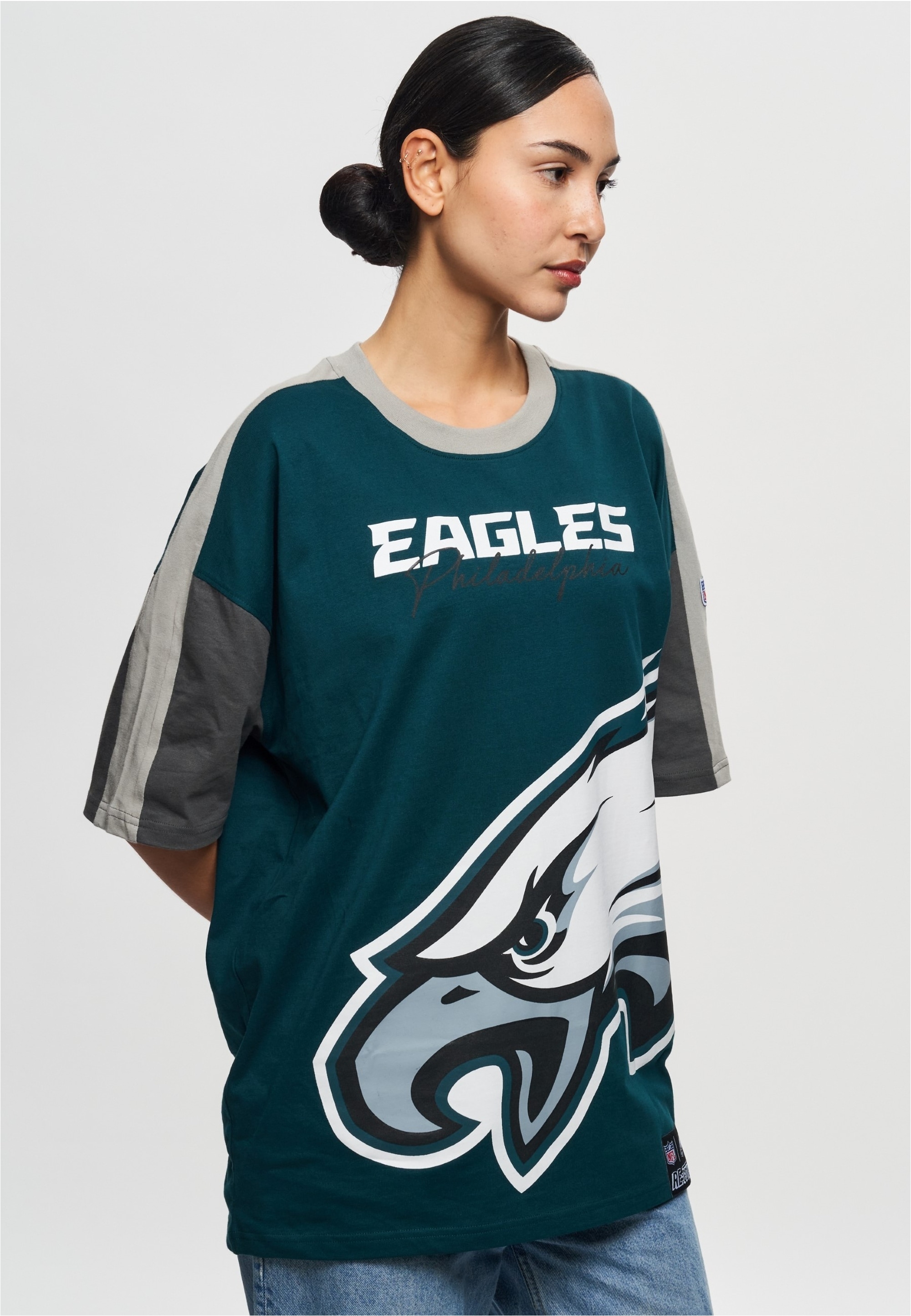 Recovered T-Shirt »NFL Eagles Philadelphia Cut and Sew Midnight«, (1 tlg.), für alle Philadelphia Eagles-Fans