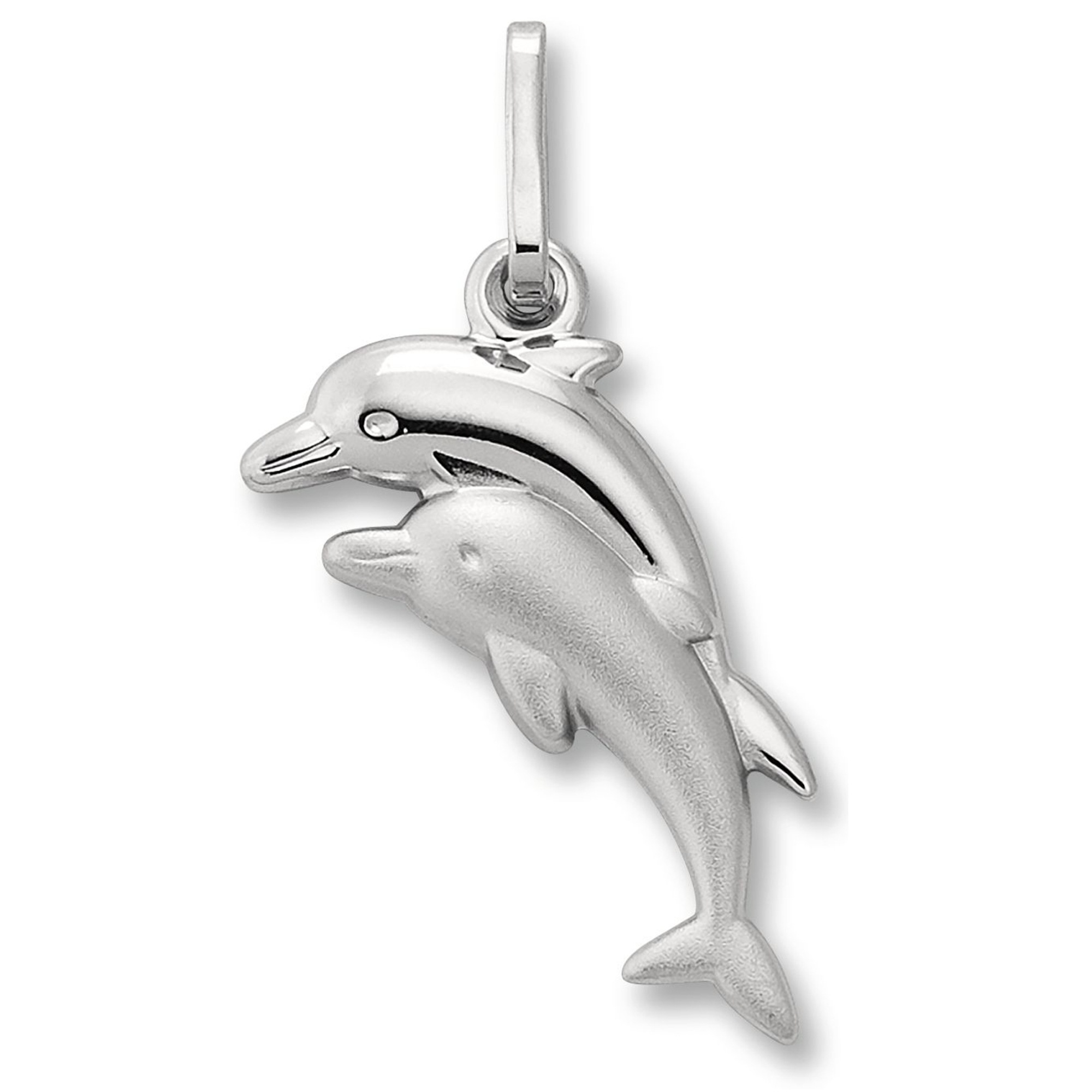 Kettenanhänger ONE ELEMENT "Delfin Anhänger aus 925 Silber", silber, Schmuckanhänger, Mädchen, Silber 925 (Sterlingsilber), Kettenanhänger, Persönlicher Akzent – schlicht, modern, aussagekräftig
